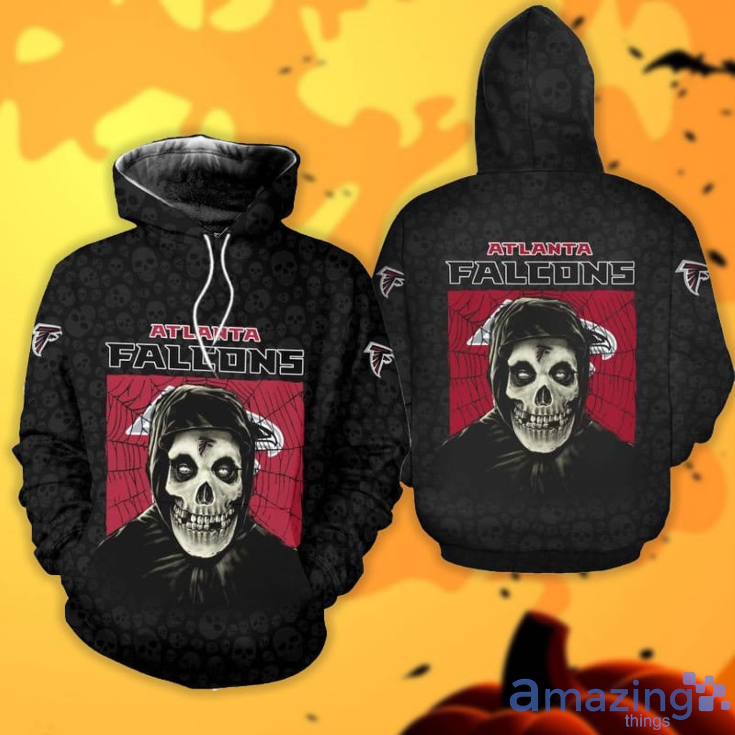 Atlanta Falcons Pumpskin Monster Halloween 3D All Over Printed Shirts