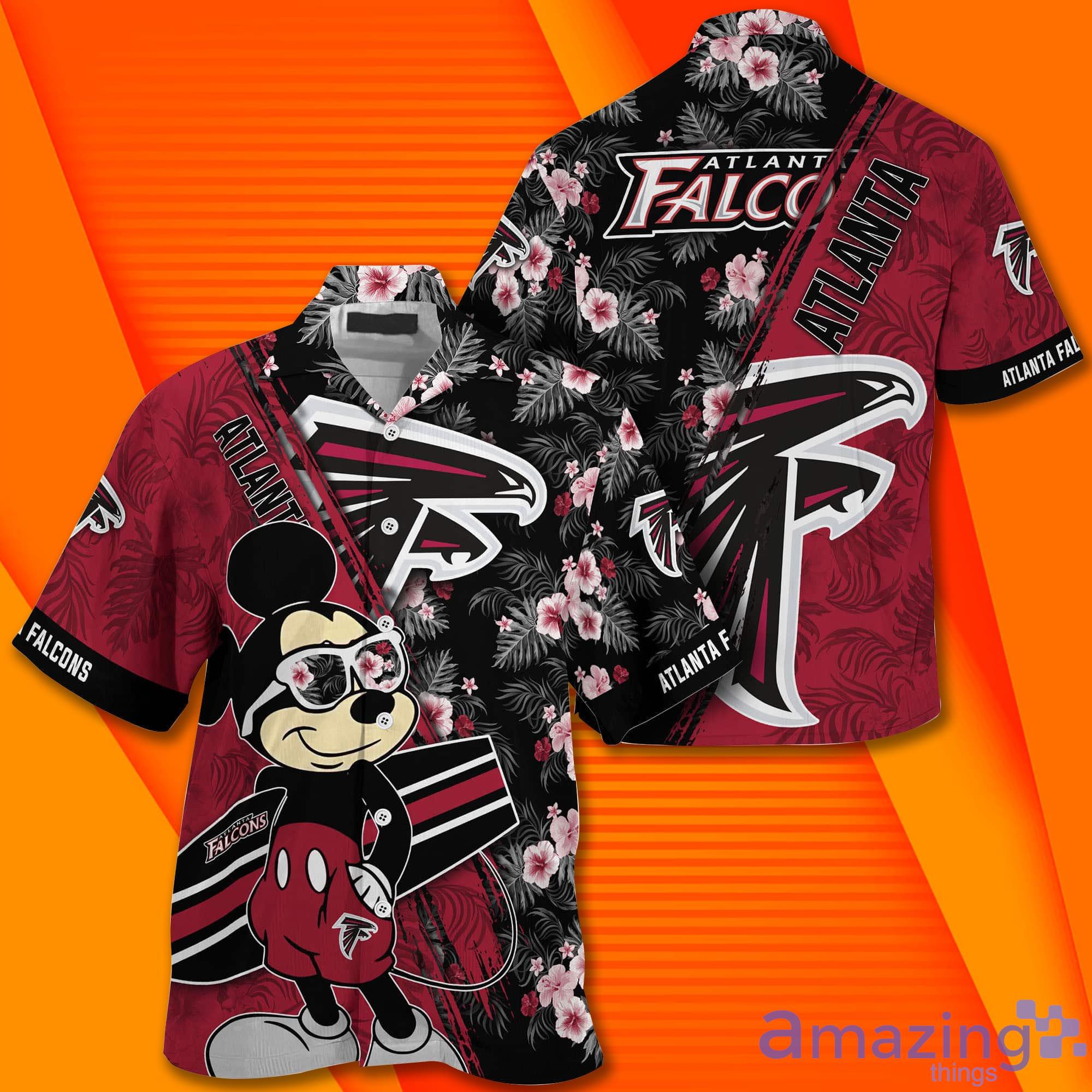 Atlanta Falcons NFL Graphic Mickey Hawaiian Shirt 3D Printed