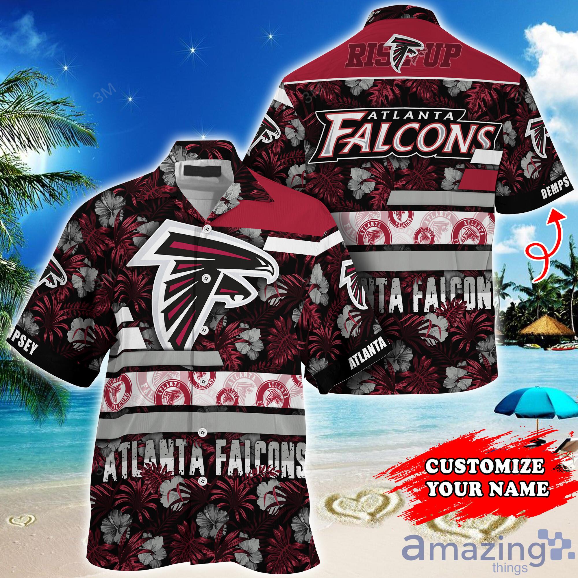 Atlanta Falcons NFL Personalized Tropical Habicus Pattern Short Sleeves Hawaiian Shirt Product Photo 1