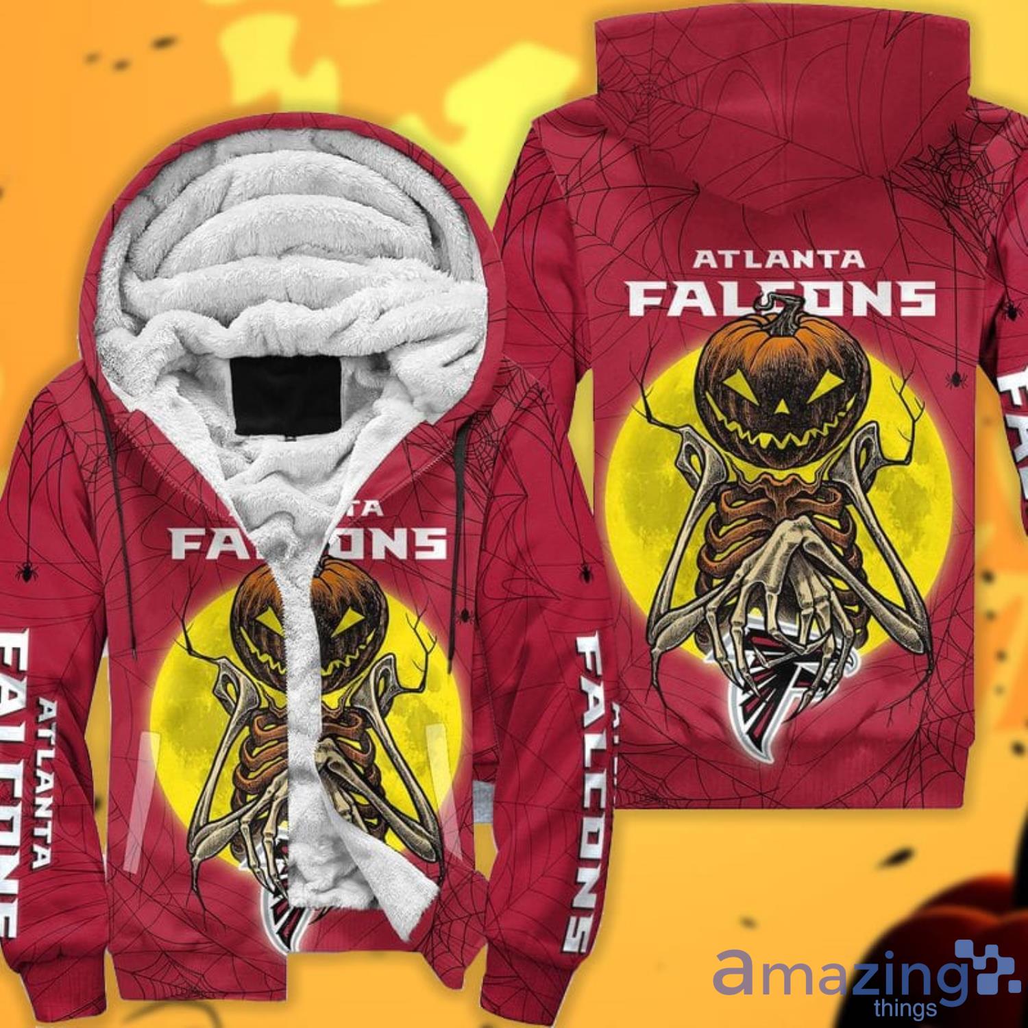 Atlanta Falcons Pumpskin Monster Halloween 3D All Over Printed Shirts