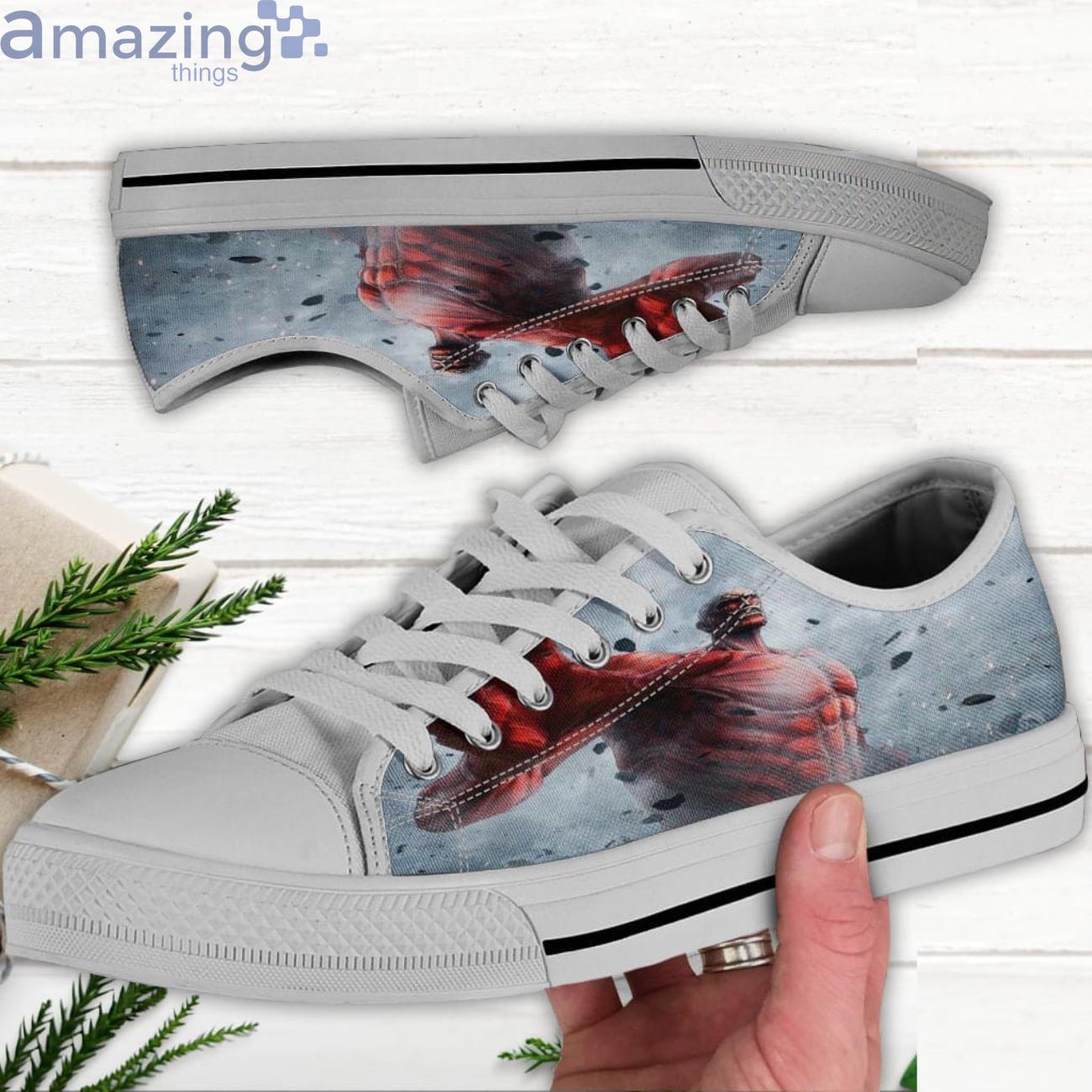 Attack On Titan Shoes Attack On Titan Lover Low Top Canvas Shoes Product Photo 1 Attack On Titan Shoes Attack On Titan Lover Low Top Canvas Shoes Product Photo 1