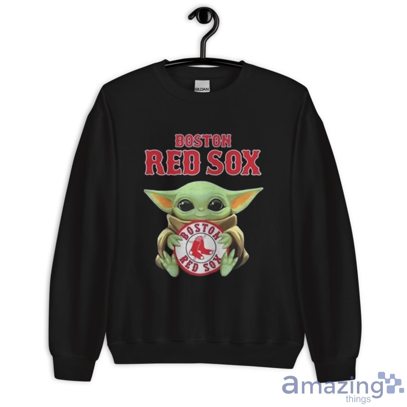 Baby Yoda Hug Logo Boston Red Sox Shirt, hoodie, longsleeve, sweatshirt,  v-neck tee
