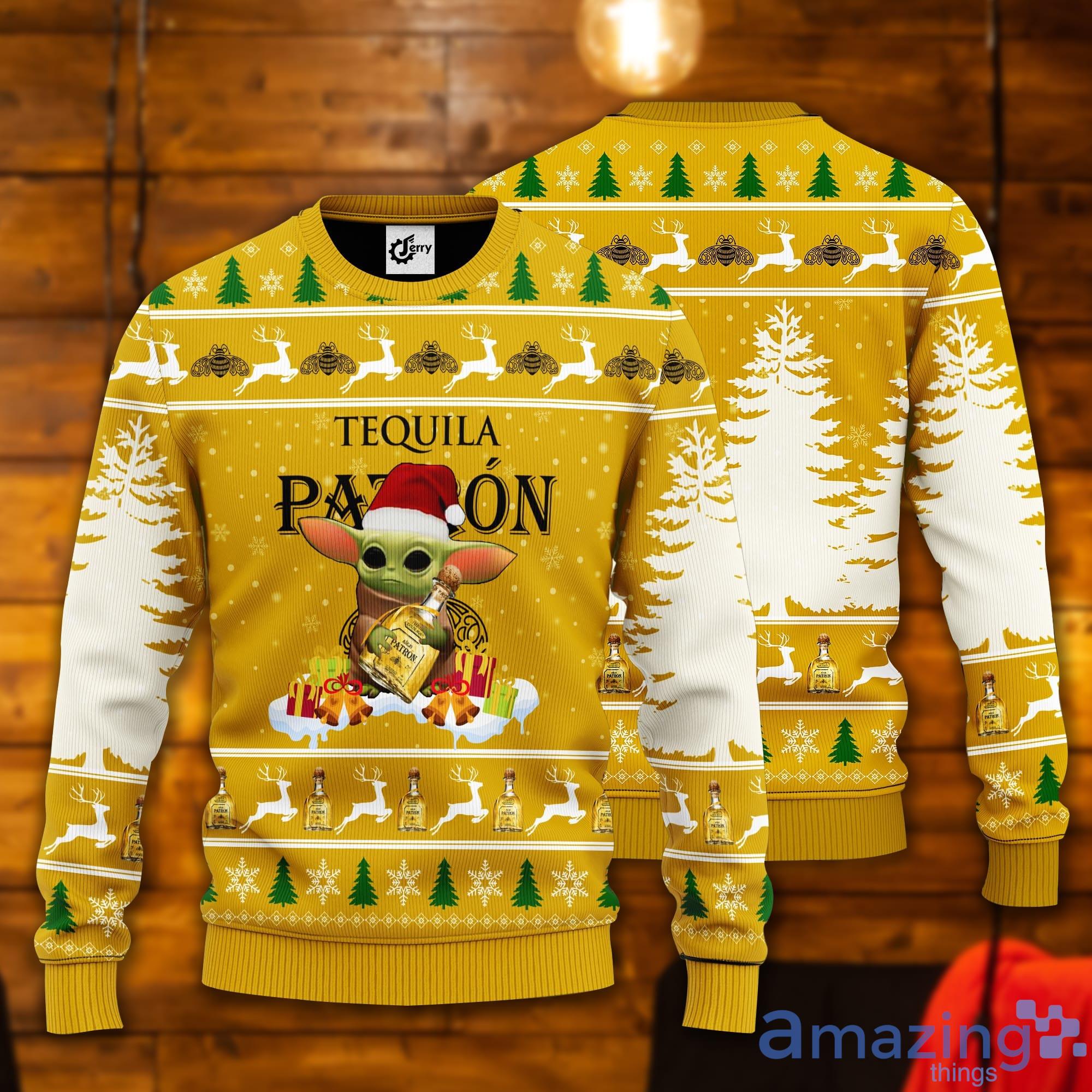 Baby Yoda Hug Patr’N Ugly Christmas Sweater Product Photo 1