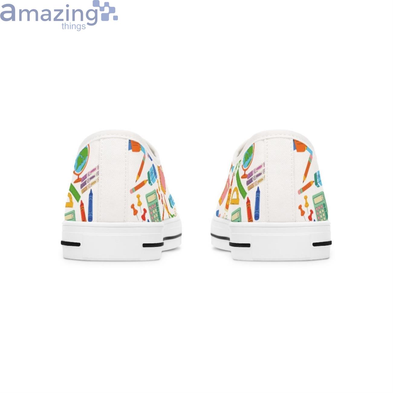 Back To School Low Top Sneakers School Shoes Perfect Teacher Sneakers image Back To School Low Top Sneakers School Shoes Perfect Teacher Sneakers Product Photo 2