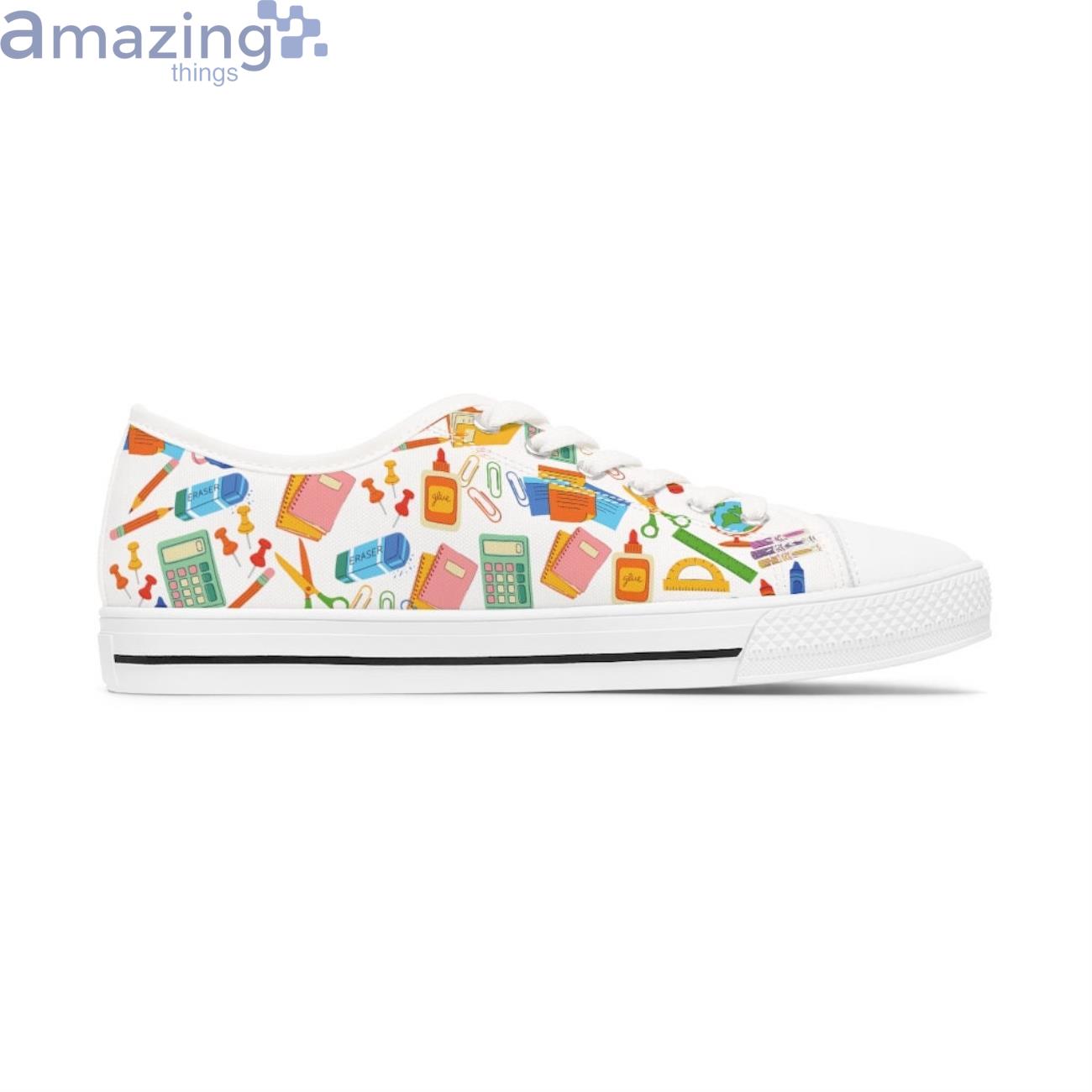 Back To School Low Top Sneakers School Shoes Perfect Teacher Sneakers image Back To School Low Top Sneakers School Shoes Perfect Teacher Sneakers Product Photo 6