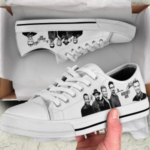 Backstreet Boys Low Top Shoes For Men & Women - Men's Shoes - White