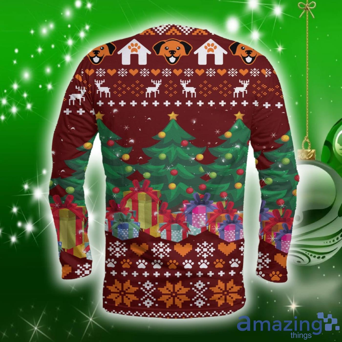 Basset Hound Pine Tree Christmas Sweater Hoodie 3D T Shirt Sweater image Basset Hound Pine Tree Christmas Sweater Hoodie 3D T Shirt Sweater Product Photo 6