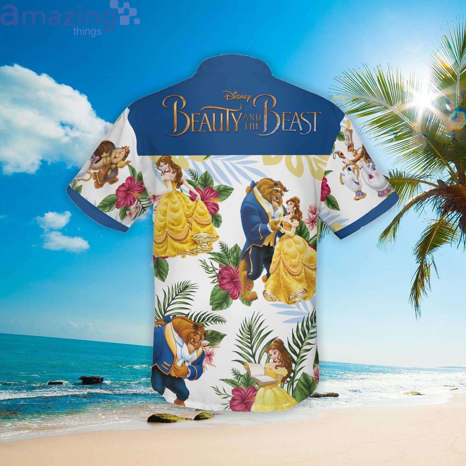 Beauty & The Beast Disney Cartoon Hawaiian Shirt Product Photo 1