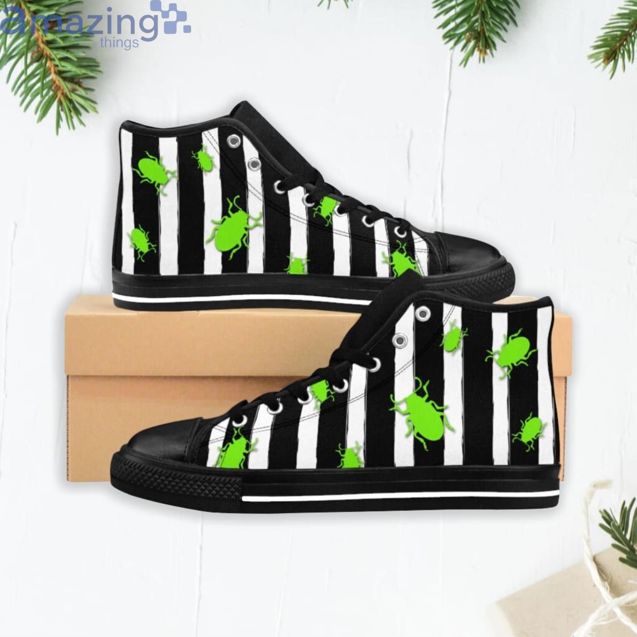 Beetle Stripe Classic High Top Shoes Product Photo 1 Beetle Stripe Classic High Top Shoes Product Photo 1