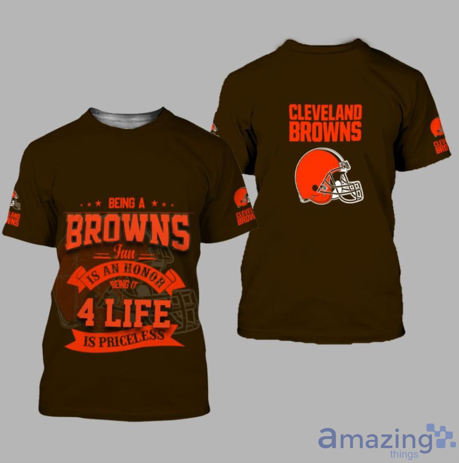 Cleveland Browns Hot Trending 3D T-Shirt For Fans