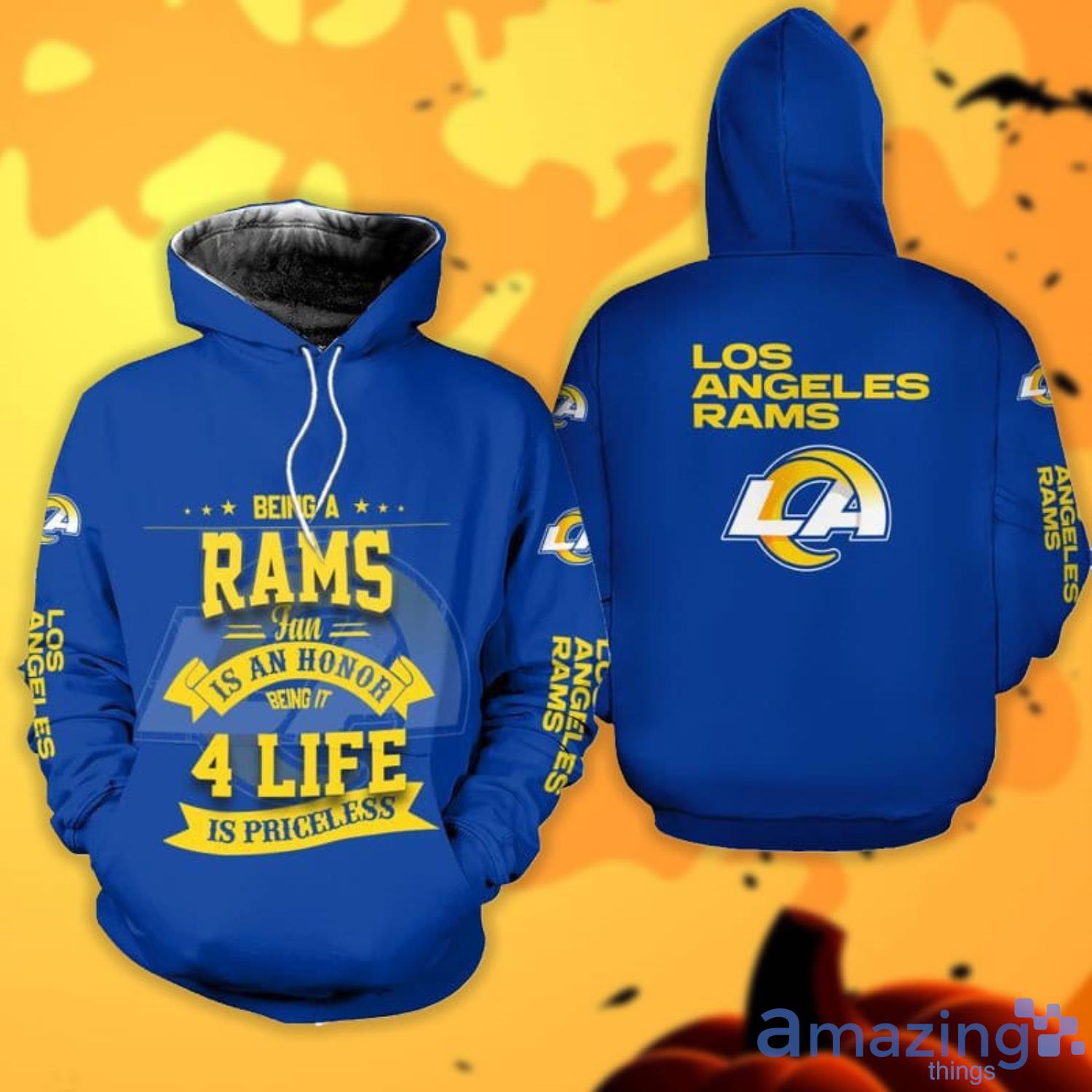 LA Rams Vintage Shirt 3D Breathtaking Rams Fan Gifts