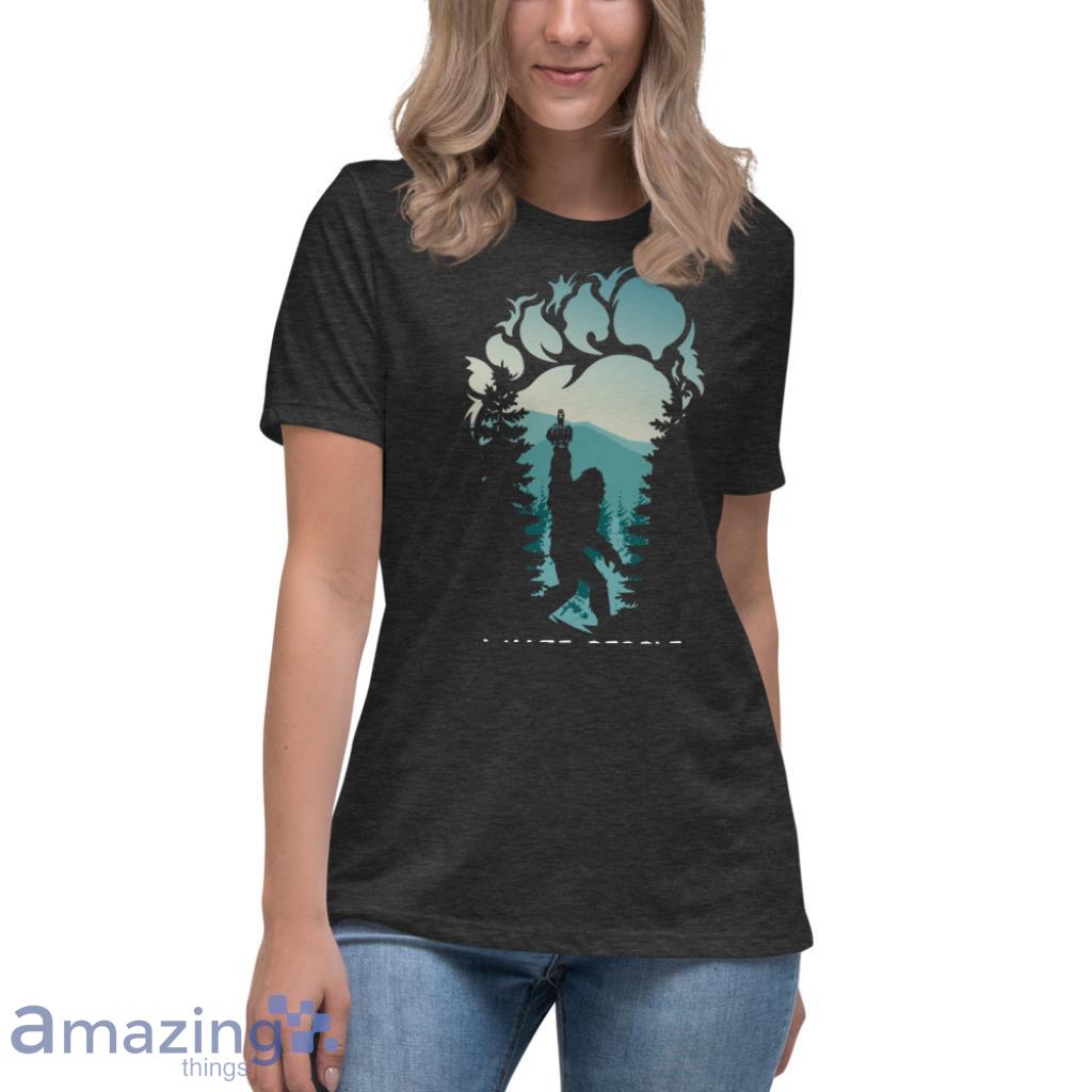 bigfoot middle finger shirt