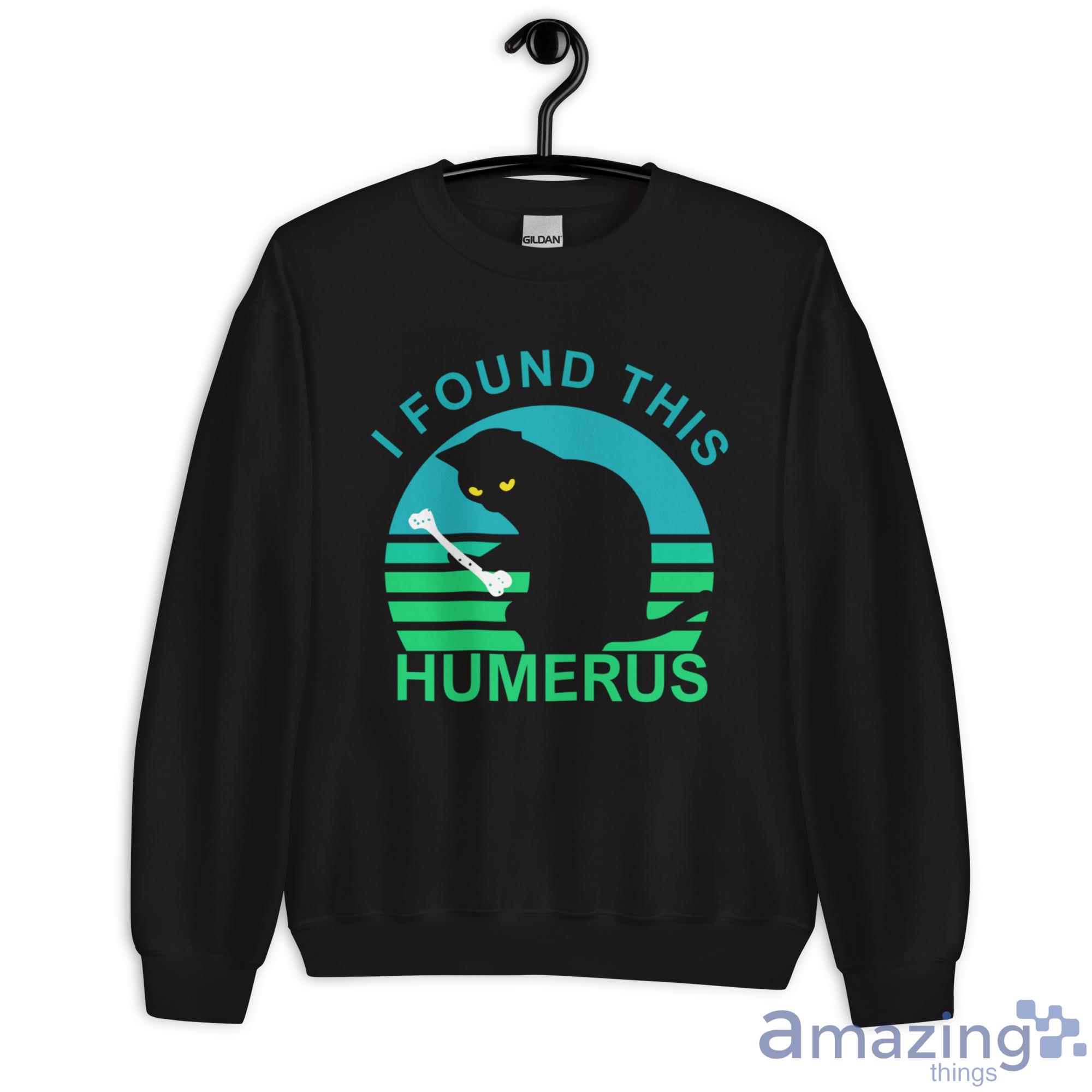 Black Cat I Found This Humerus Shirt image Black Cat I Found This Humerus Shirt - Unisex Heavy Blend Crewneck Sweatshirt