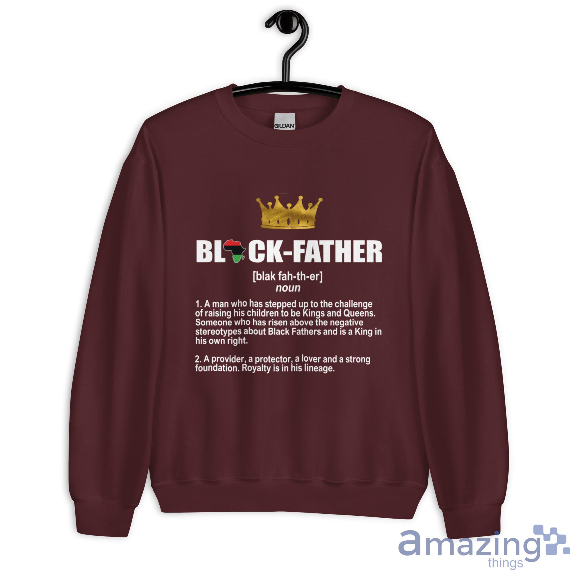 Black Father Africa King Shirt image Black Father Africa King Shirt - Unisex Heavy Blend Crewneck Sweatshirt-1