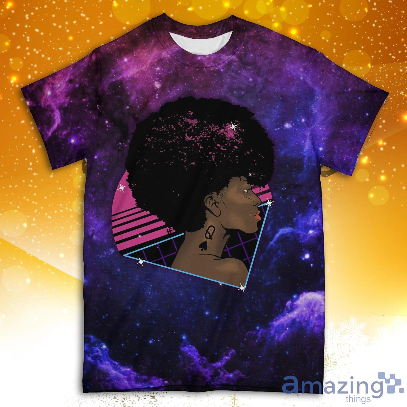 Black Queen Living My Best Life All Over Print 3D T Shirt Product Photo 1