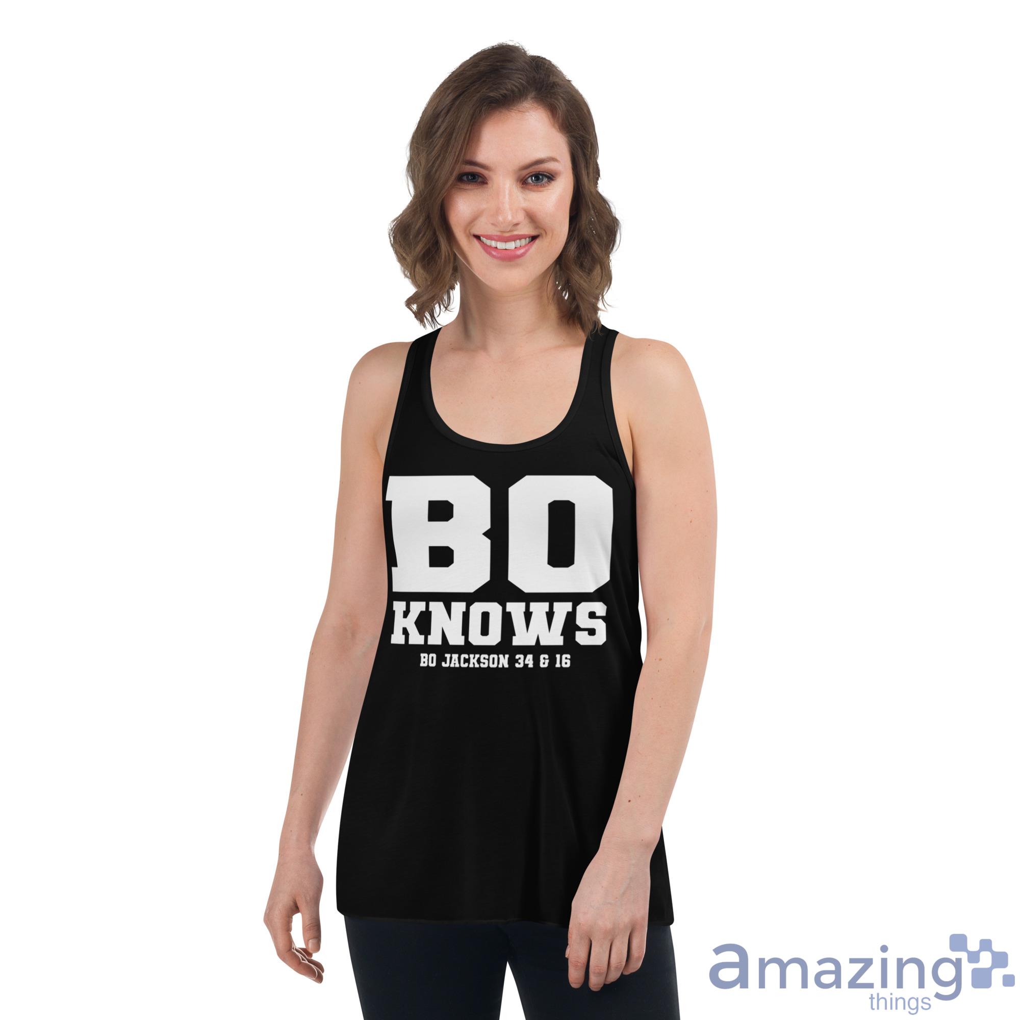 Bo Jackson Bo Knows 34 & 16 Shirt