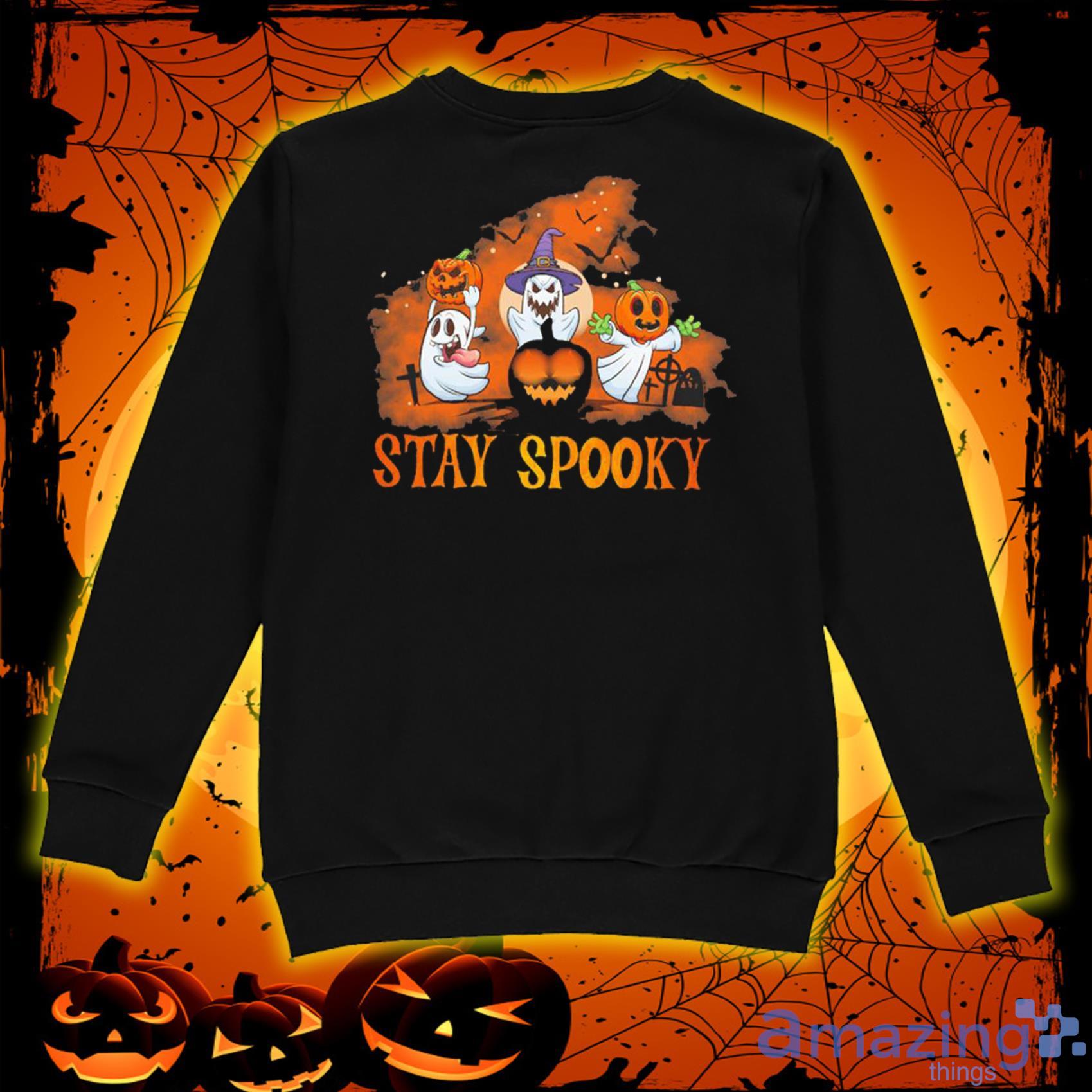 Boos Witch Pumpkin Stay Spooky Happy Halloween Trending T Shirt 2022 image Boos Witch Pumpkin Stay Spooky Happy Halloween Trending T-Shirt 2022 Product Photo 3
