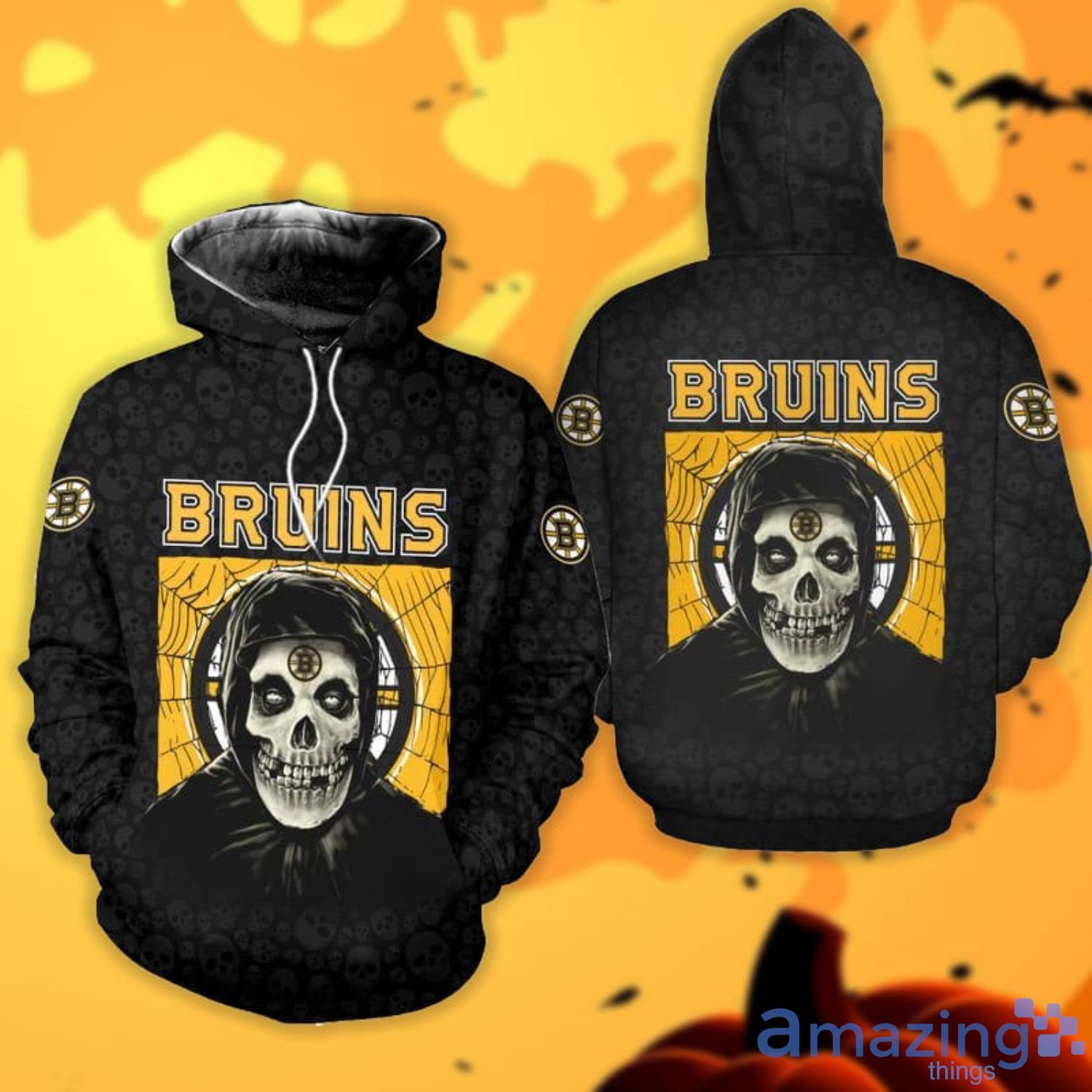 Boston Bruins Halloween Misfit 3D All Over Printed Shirts Product Photo 1