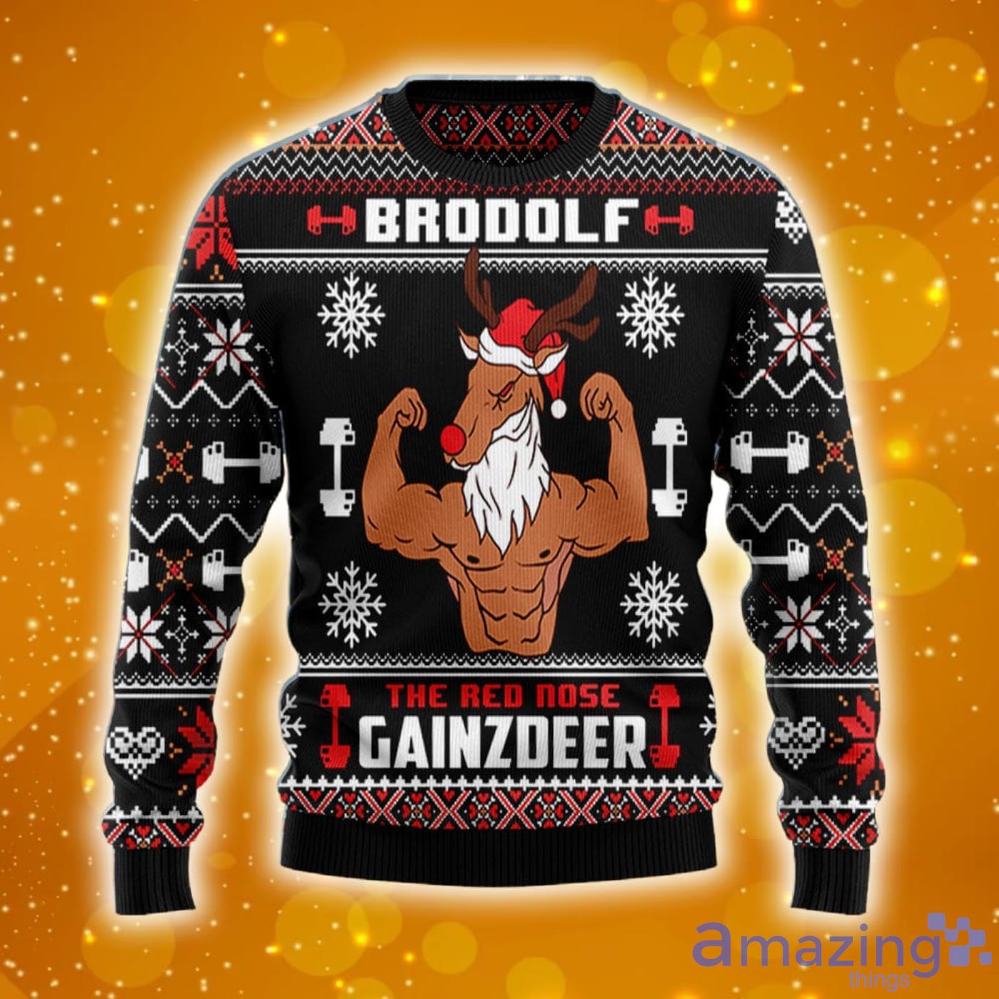 brodolf christmas jumper