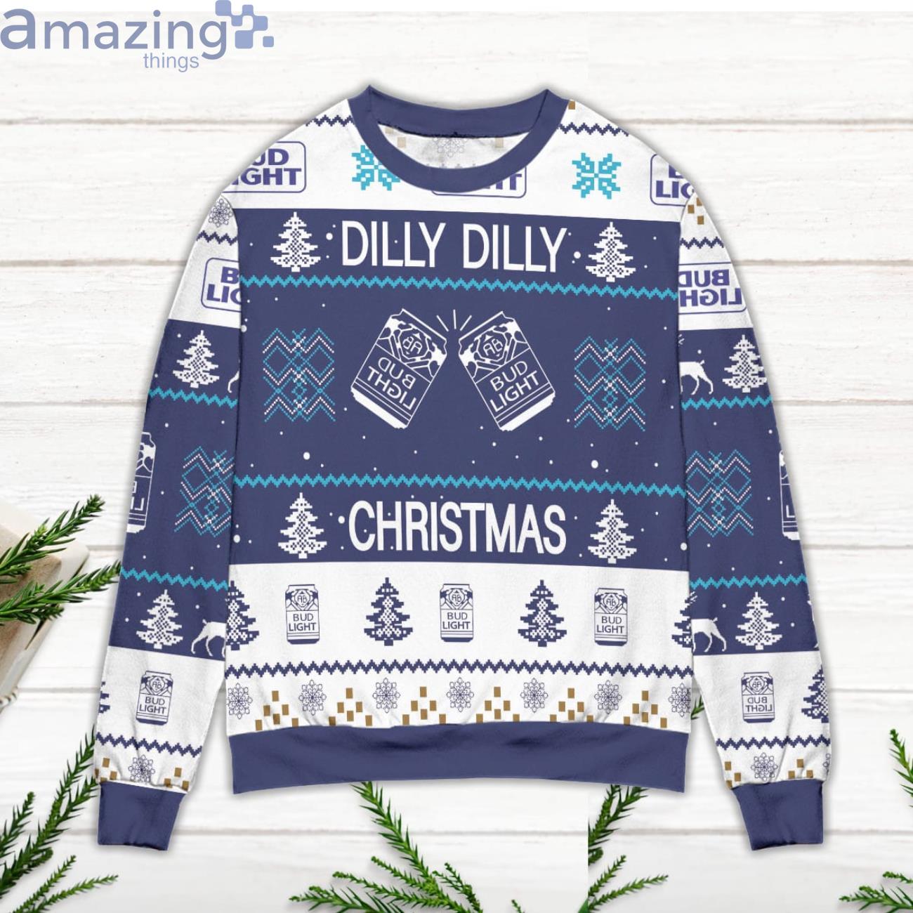 Bud Light Dilly Dilly Christmas Ugly Christmas Sweater