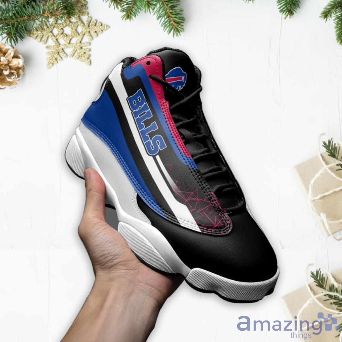 Buffalo Bills Air Jordan 13 Shoes For Fans image Buffalo Bills Air Jordan 13 Shoes For Fans Product Photo 3