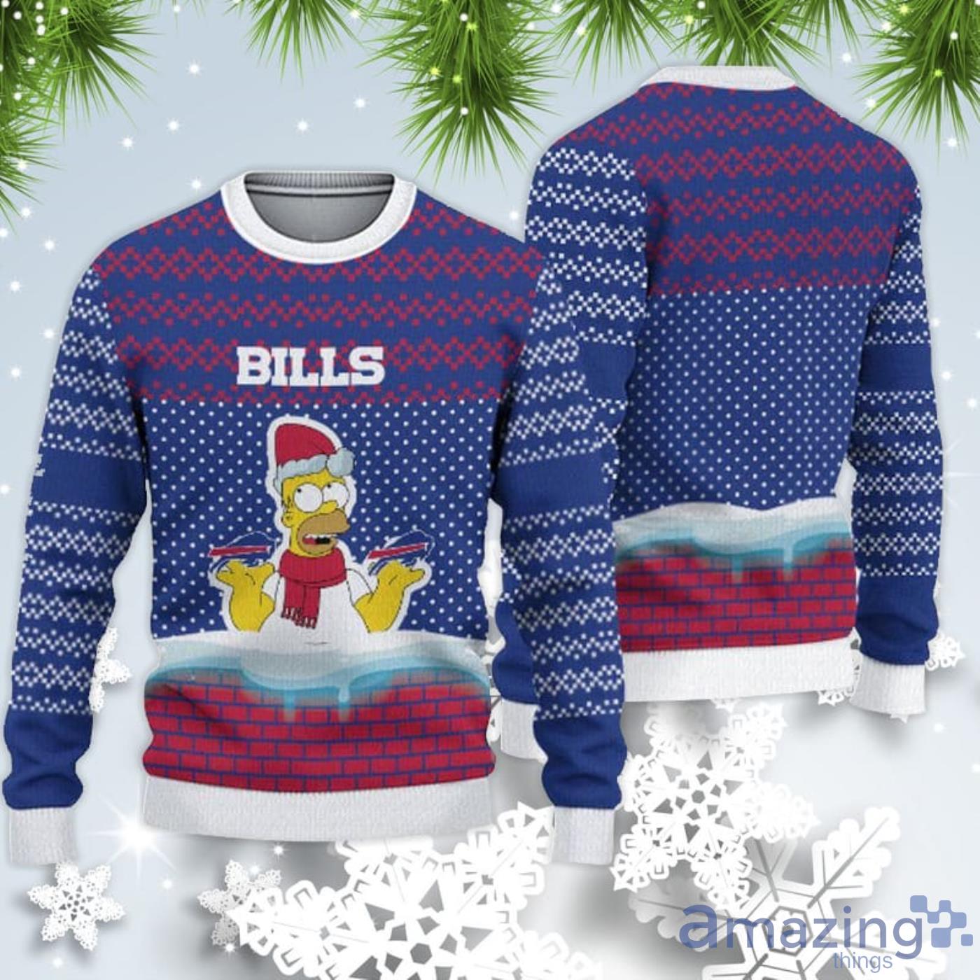 Buffalo Bills Christmas Simpson Sweater For Fans Product Photo 1