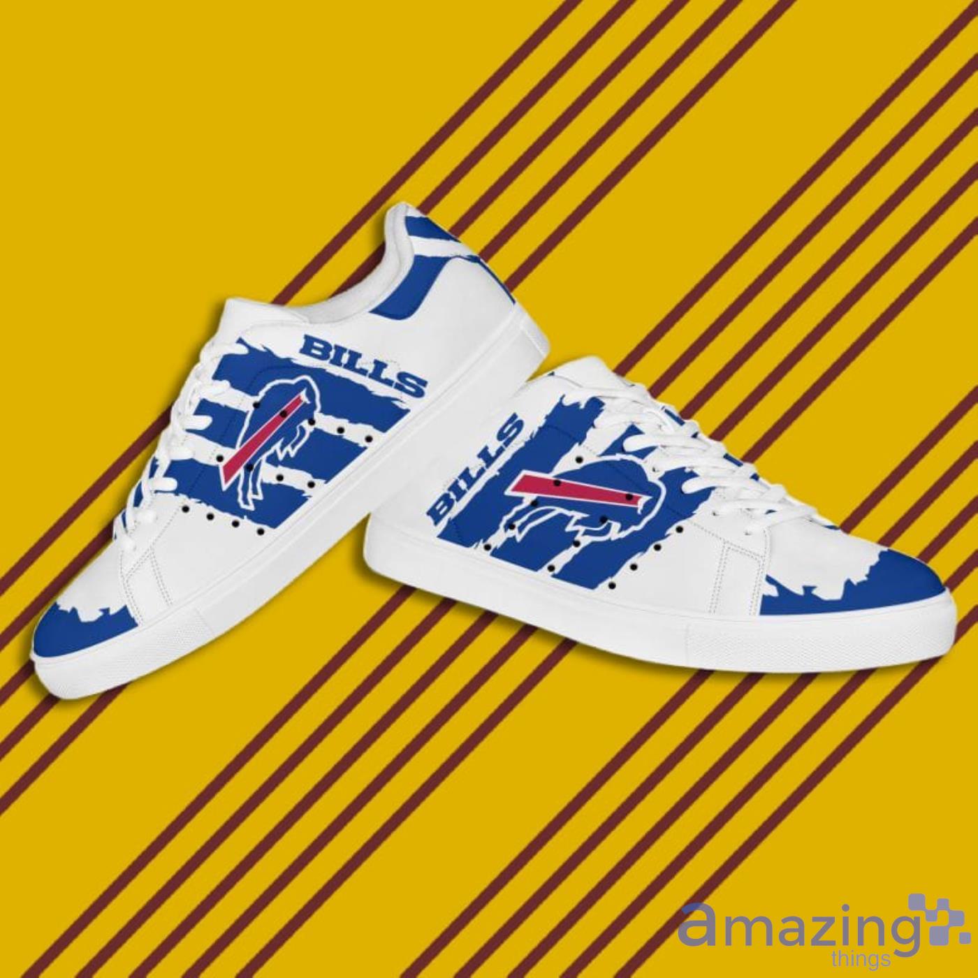Buffalo Bills NFL Black And White Skate Shoes image Buffalo Bills NFL Black And White Skate Shoes Product Photo 3