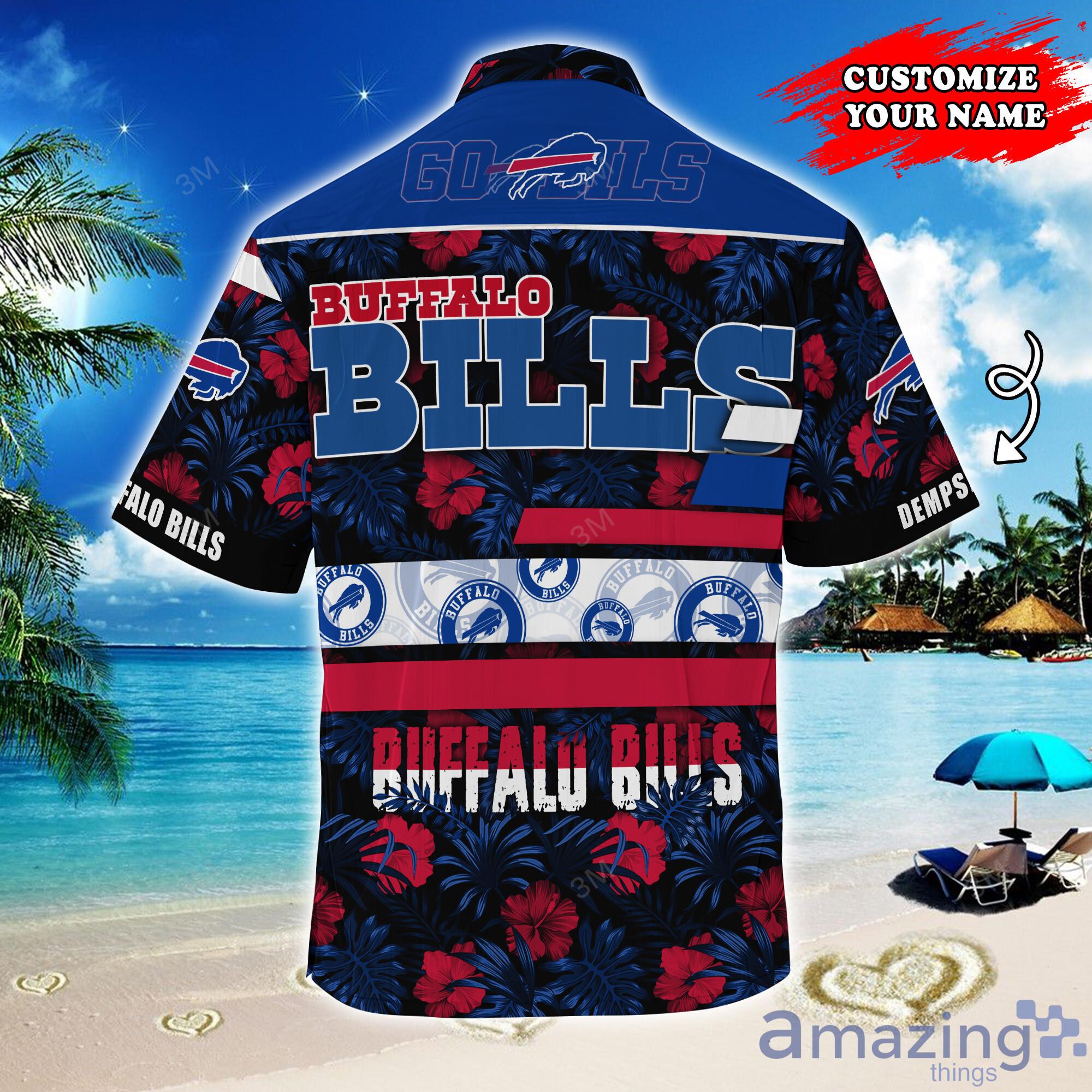 Buffalo Bills NFL Personalized Tropical Habicus Pattern Short