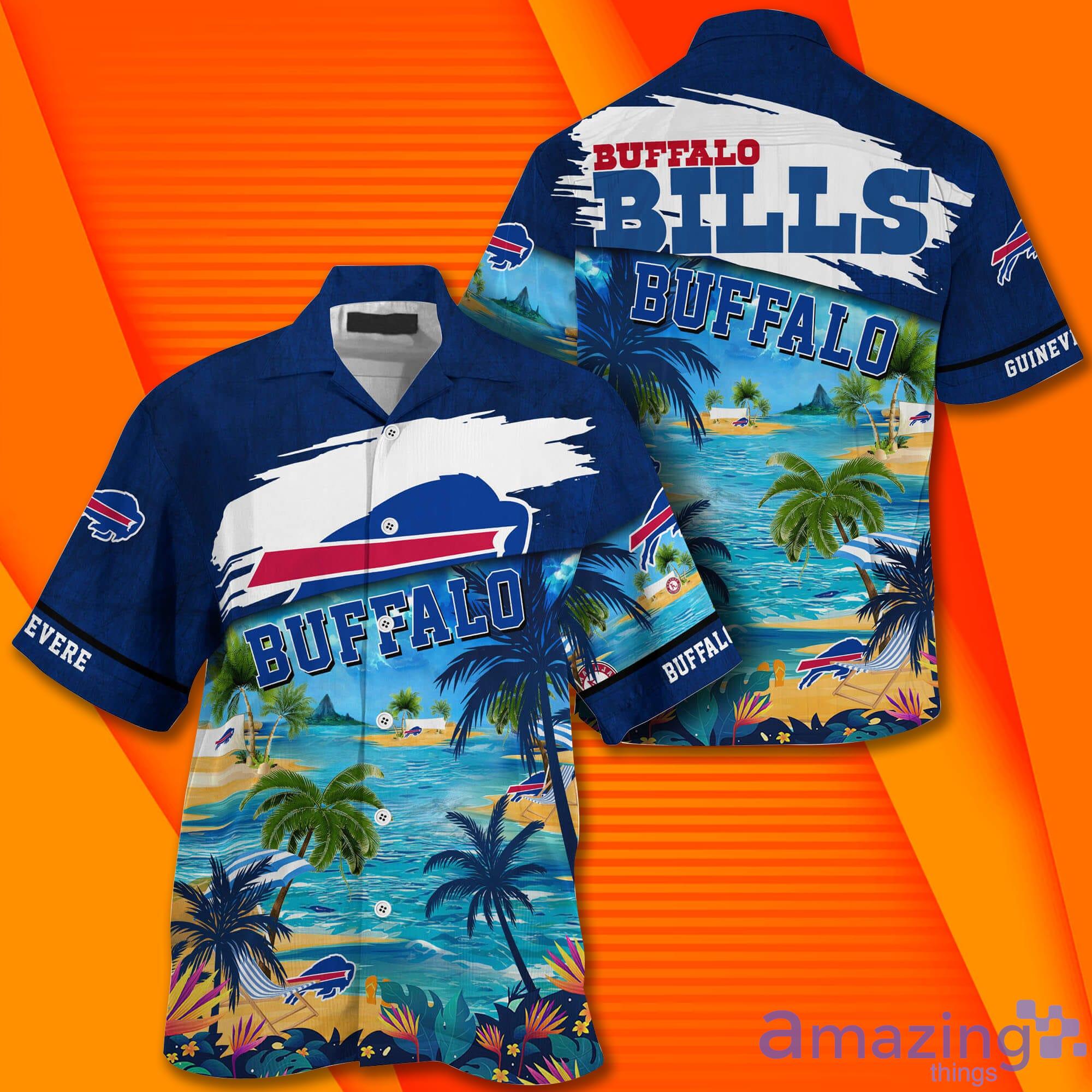 Buffalo Bills NFL Trending Custom Name Short Sleeves Hawaiian Shirt Product Photo 1