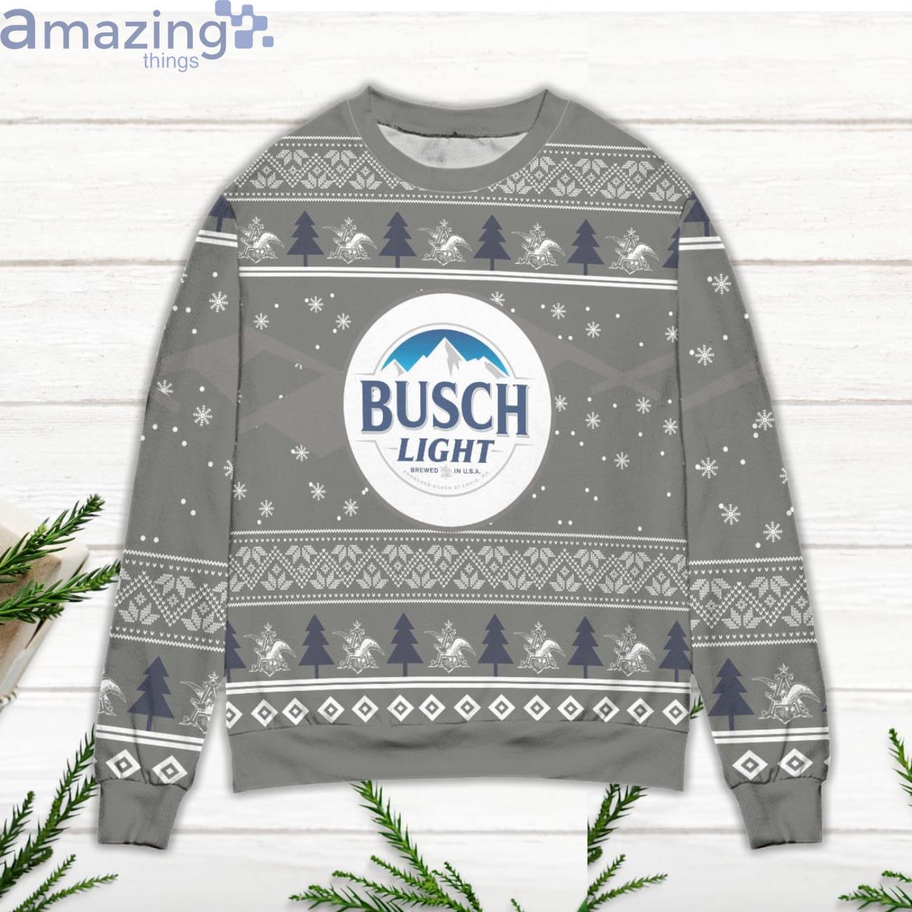 Busch light 2025 christmas tree sweater