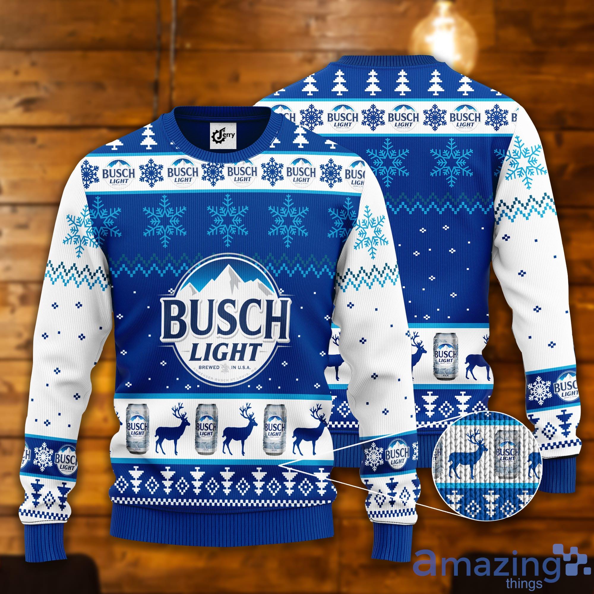 Busch Light Lover Ugly Christmas Sweater Product Photo 1