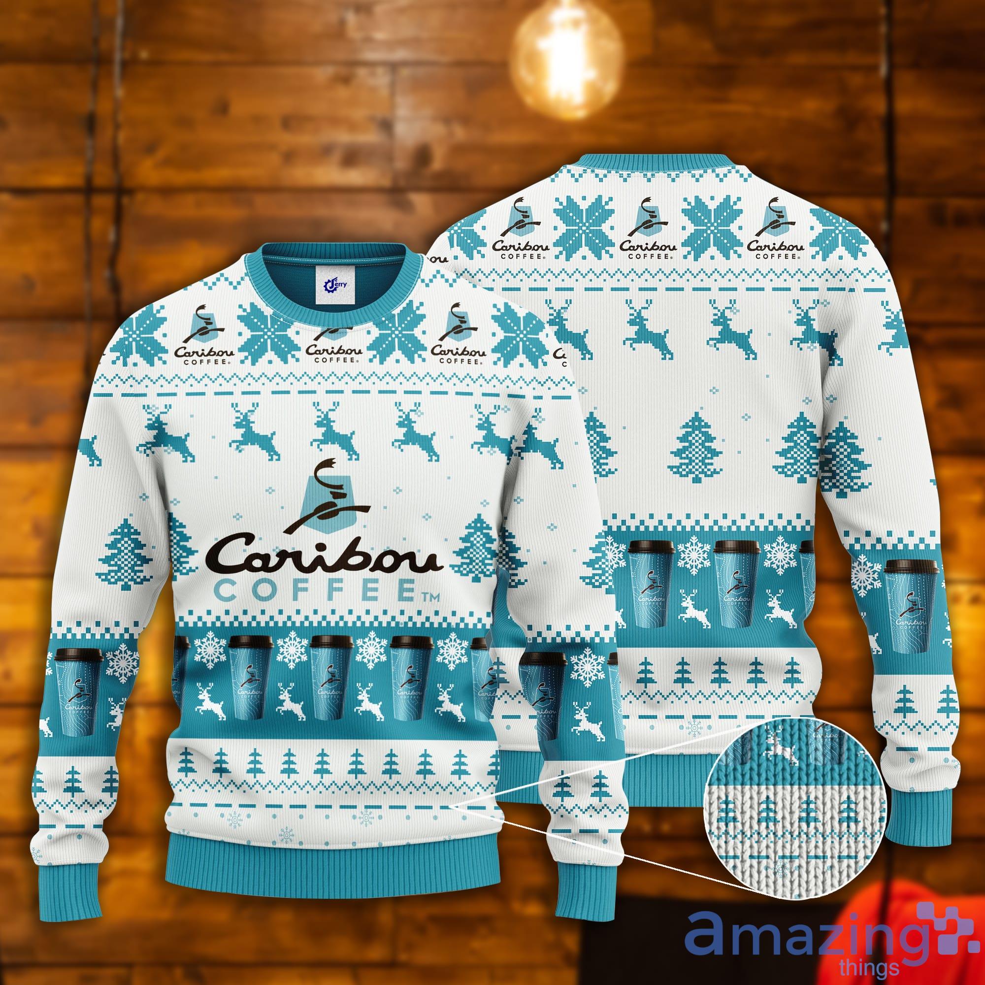 Caribou Coffee Ugly Christmas Sweater Product Photo 1