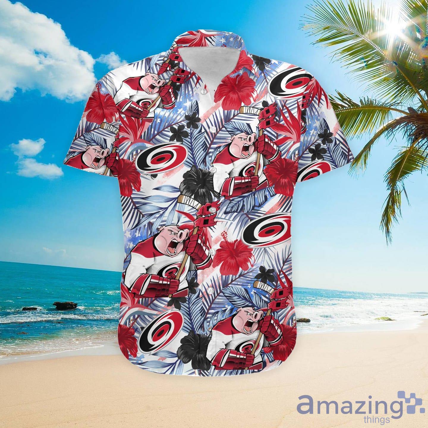 Carolina Hurricanes Hawaiian Shirts, Beach Short