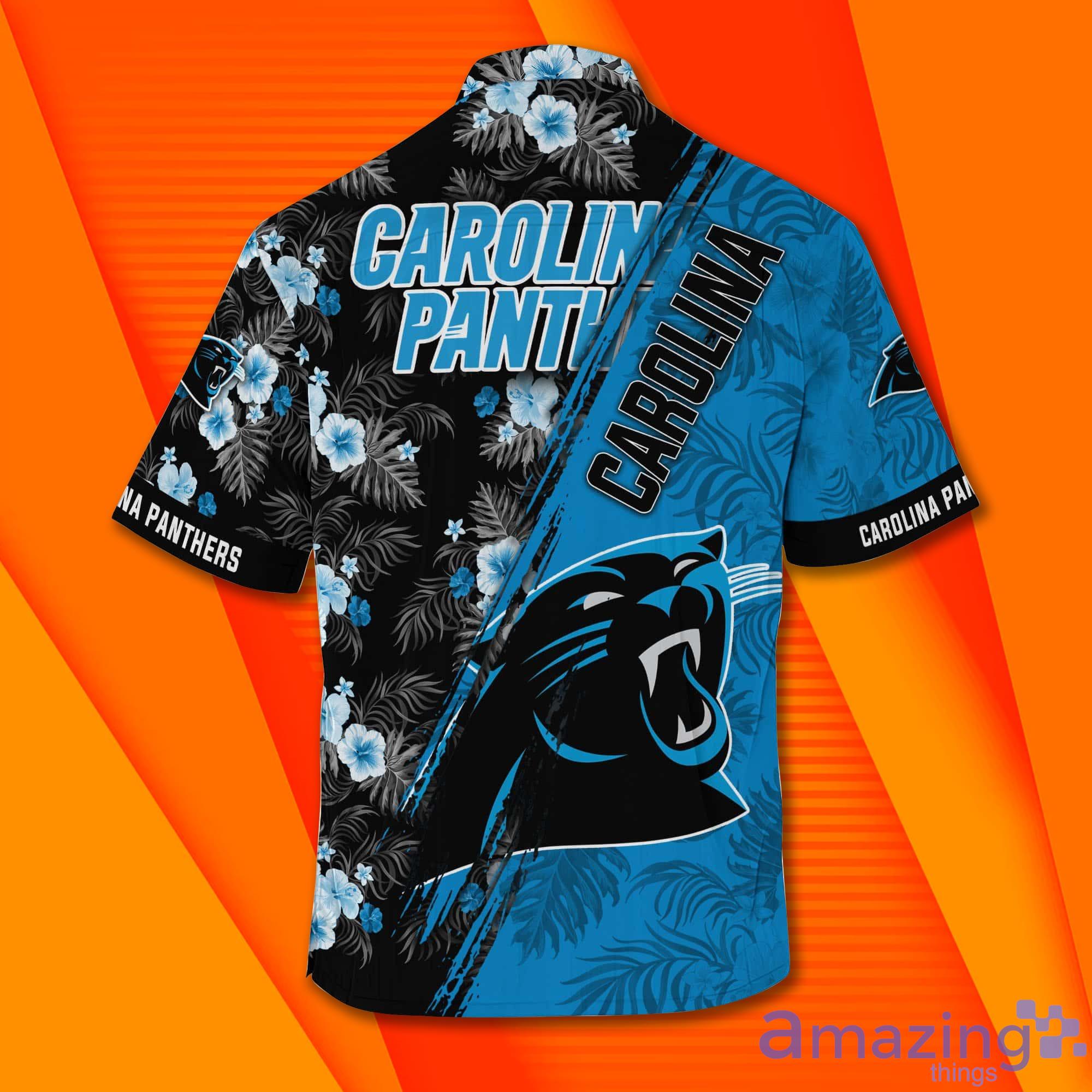 Carolina Panthers NFL And Mickey Short Sleeves Hawaiian Shirt Product Photo 1 Carolina Panthers NFL And Mickey Short Sleeves Hawaiian Shirt Product Photo 1