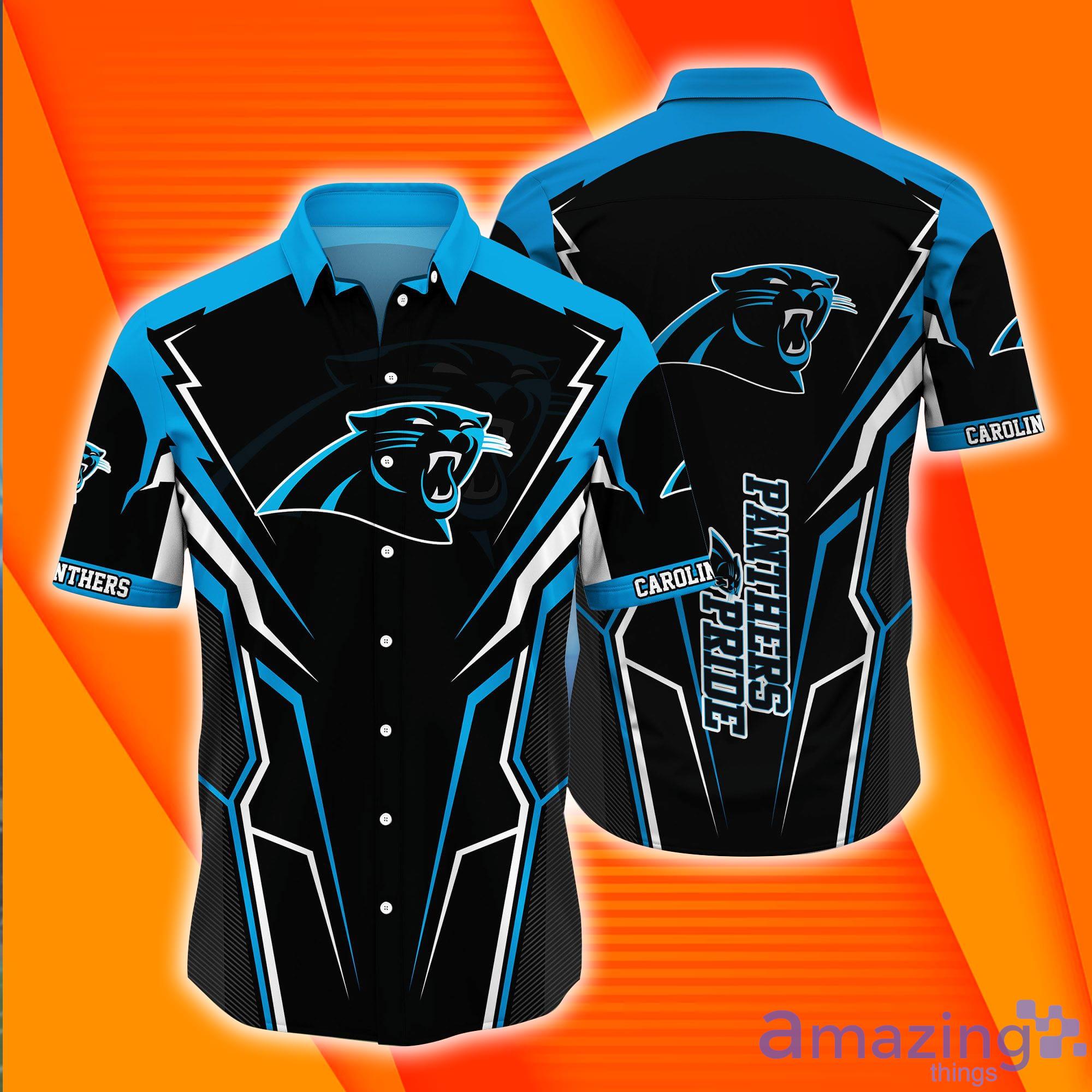 Carolina Panthers NFL Short Sleeves Hawaiian Shirt Product Photo 1 Carolina Panthers NFL Short Sleeves Hawaiian Shirt Product Photo 1