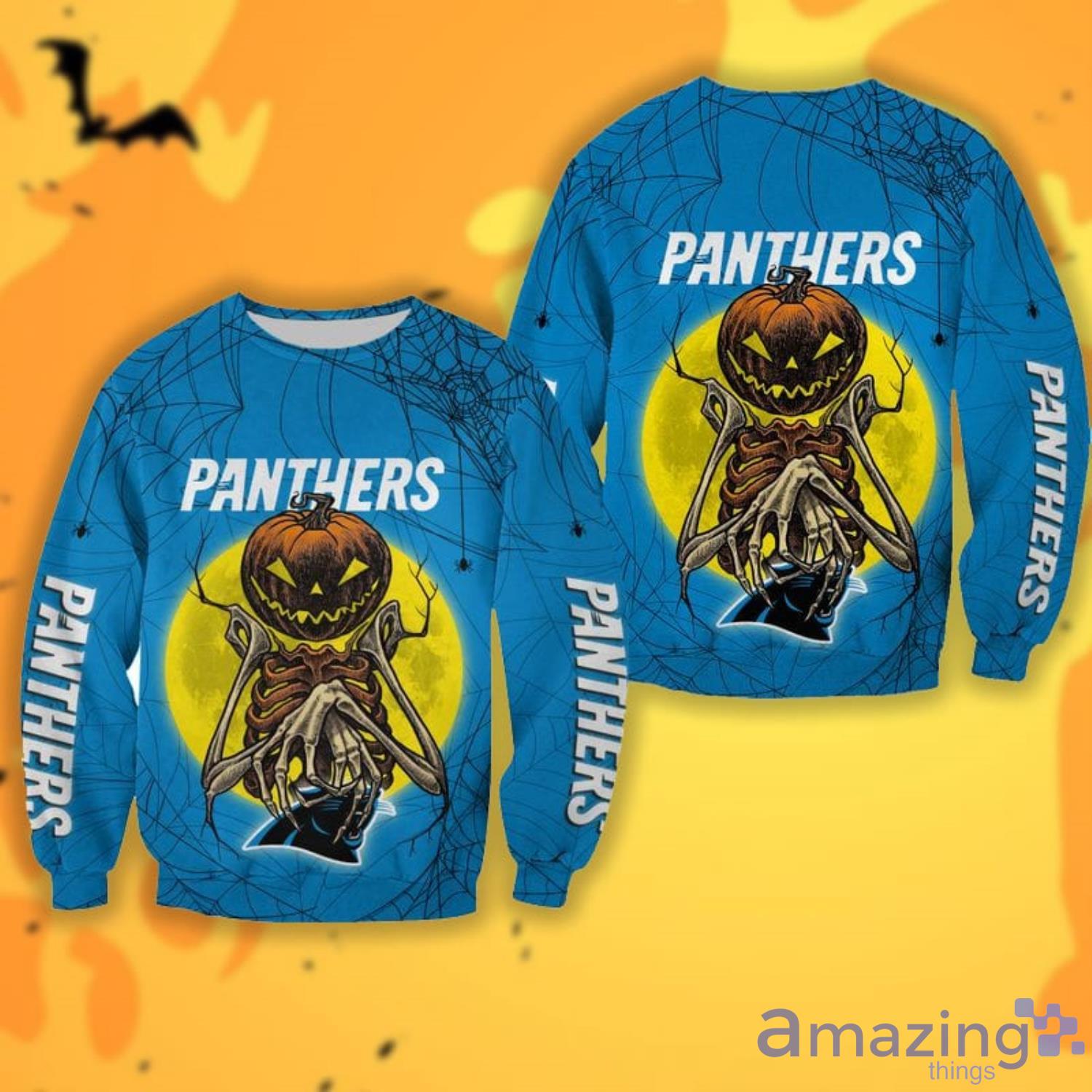 Carolina Panthers Hoodie 3D Surprising Baby Yoda Carolina Panthers