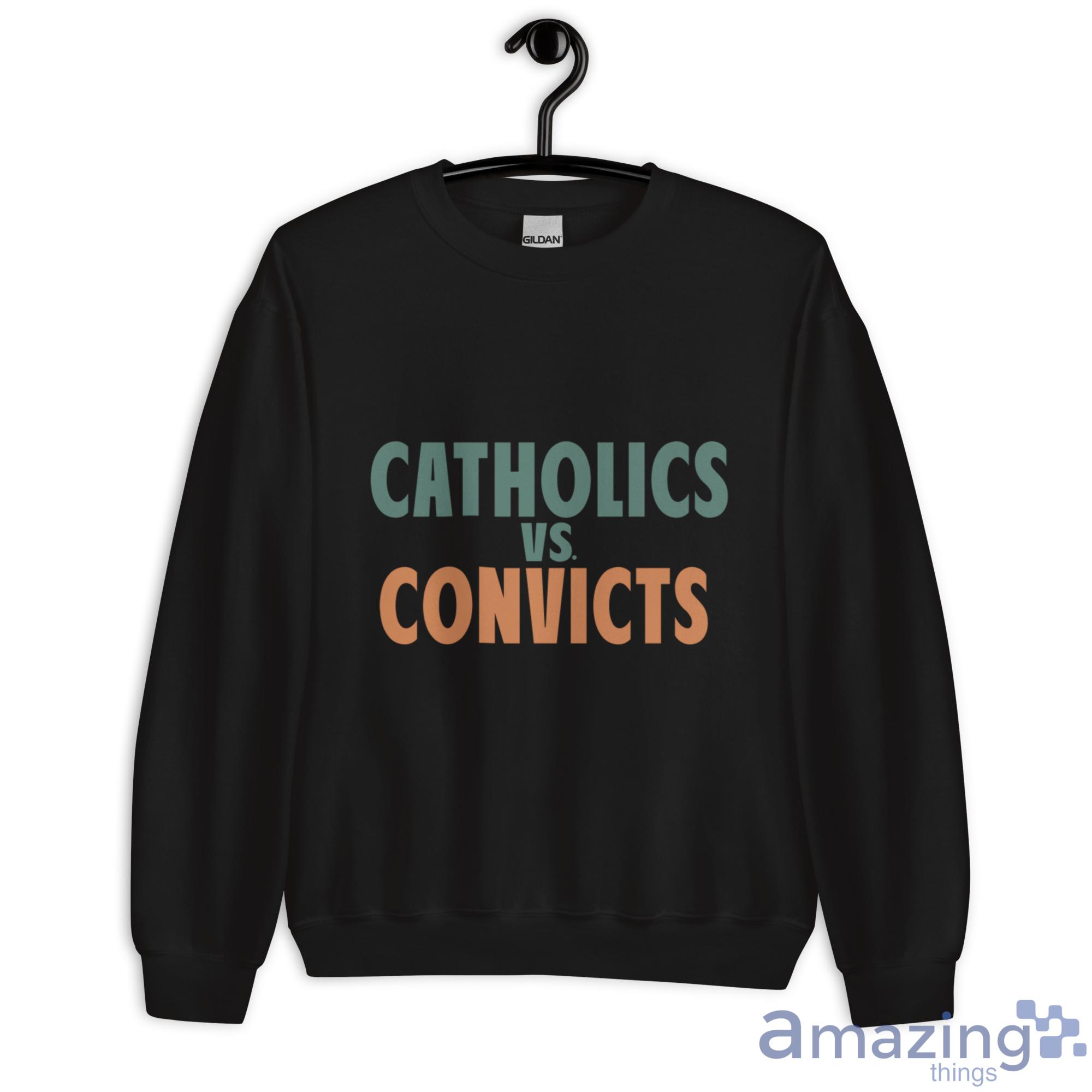 Catholics VS Convicts Shirt image Catholics VS Convicts Shirt - Unisex Heavy Blend Crewneck Sweatshirt