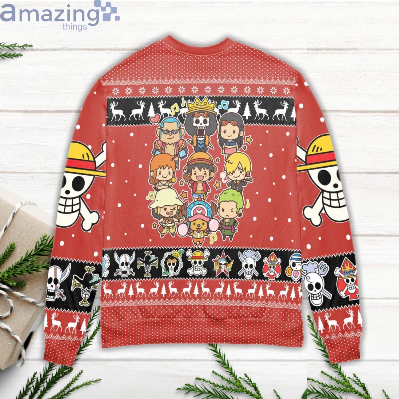 Merry Christmas One Piece Chibi Tree shirt, hoodie, sweater, long sleeve  and tank top