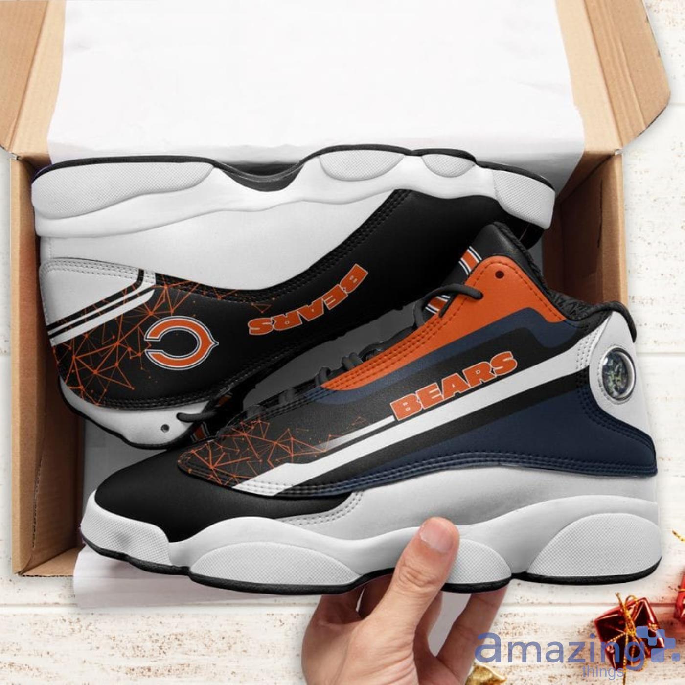 Chicago Bears Air Jordan 13 Sneakers Shoes For Fans