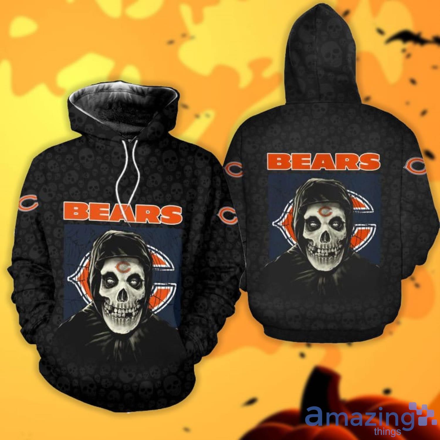 Chicago Bears Halloween Misfit 3D All Over Printed Shirts Product Photo 1
