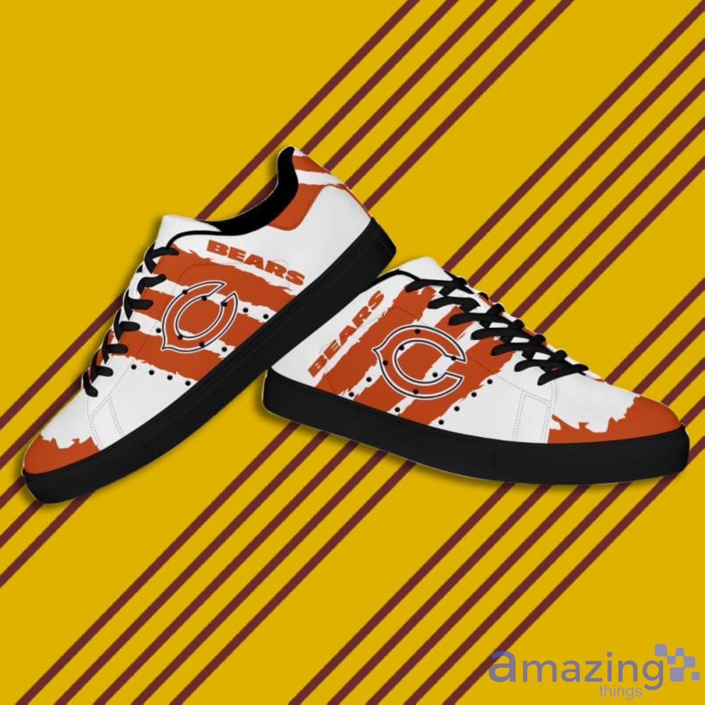 Chicago Bears NFL Black And White Skate Shoes image Chicago Bears NFL Black And White Skate Shoes Product Photo 6