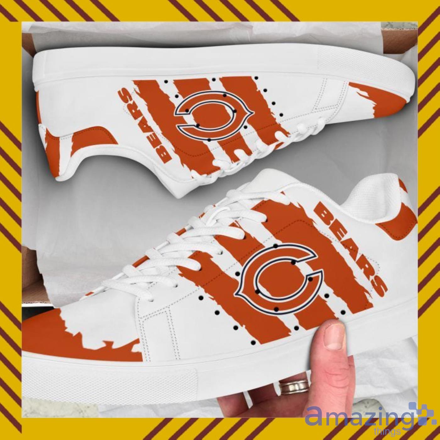 Chicago Bears NFL Black And White Skate Shoes Product Photo 1 Chicago Bears NFL Black And White Skate Shoes Product Photo 1