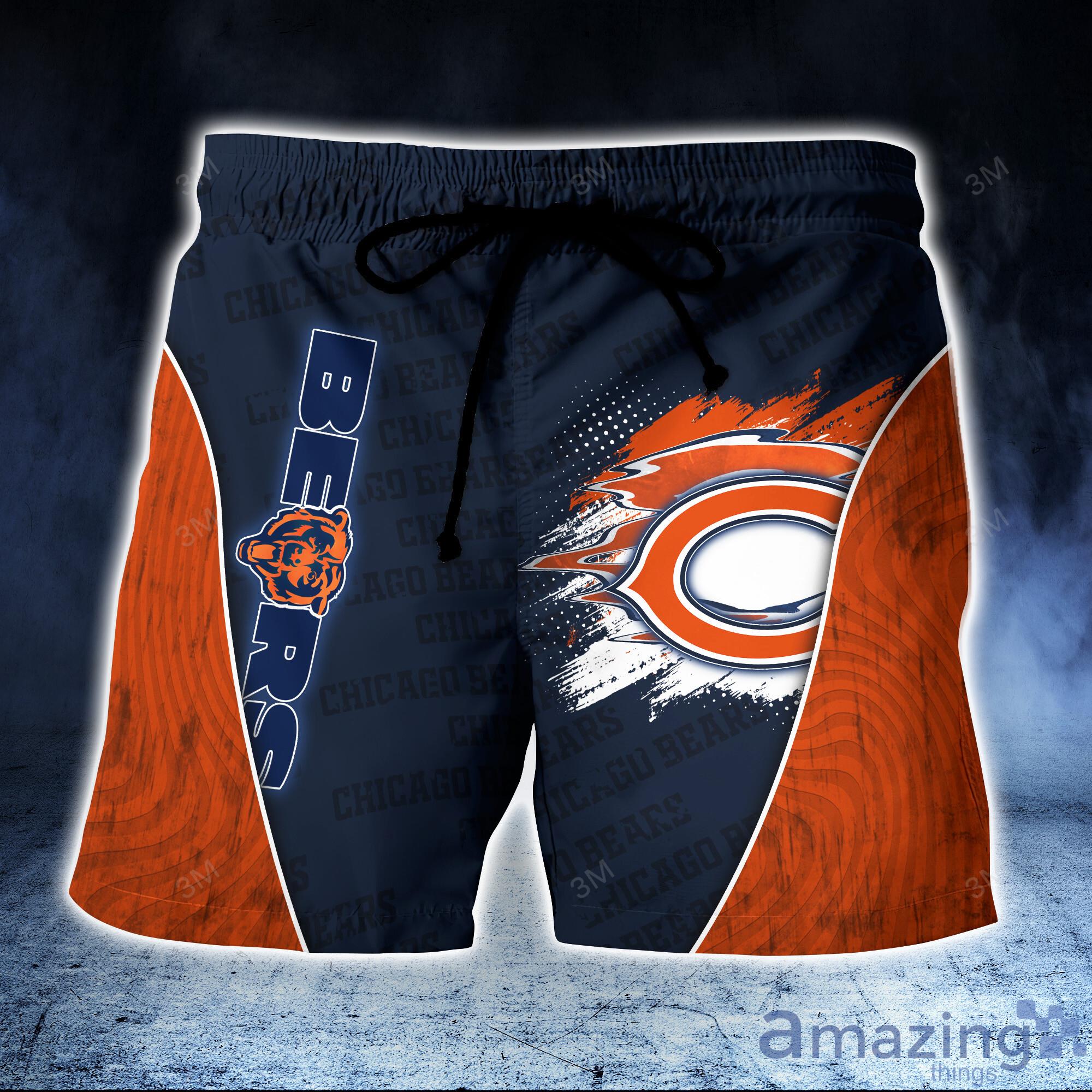 Chicago Bears NFL Logo Short Sleeves Hawaiian Shirt