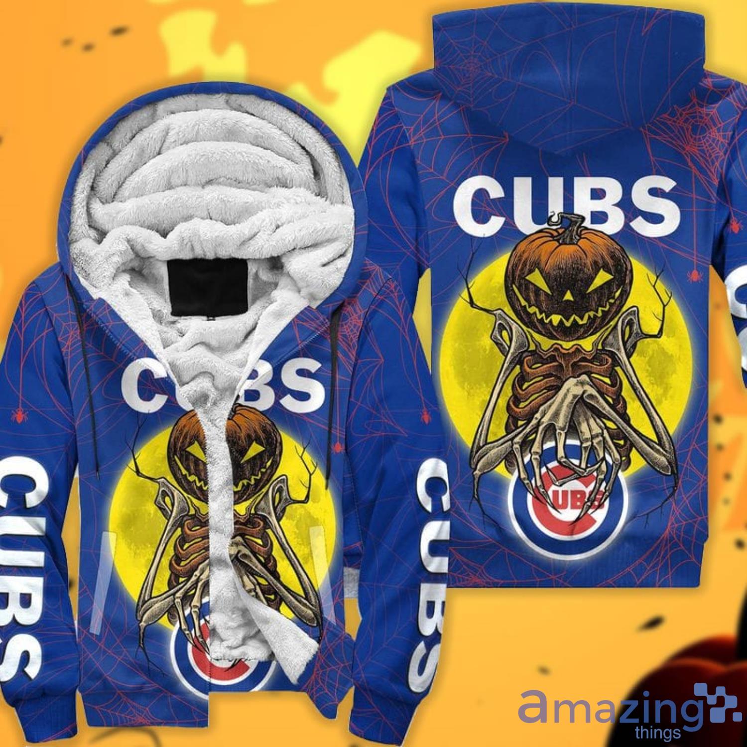 Chicago Cubs New All Over Print3d Hoodie Zipper - T-shirts Low Price