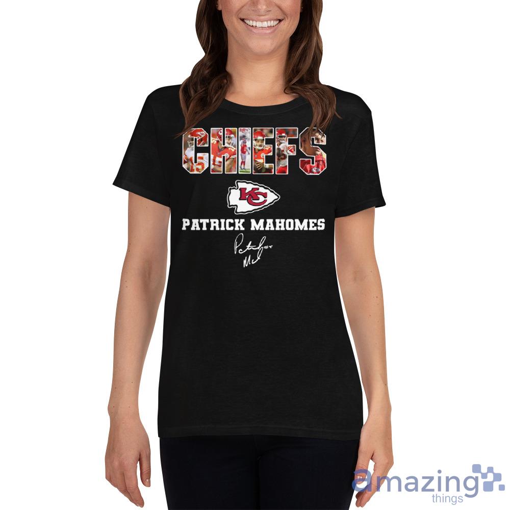 Chiefs KC Patrick Mahomes Shirt image Chiefs KC Patrick Mahomes Shirt - Ladies Heavy Cotton Short Sleeve T-Shirt