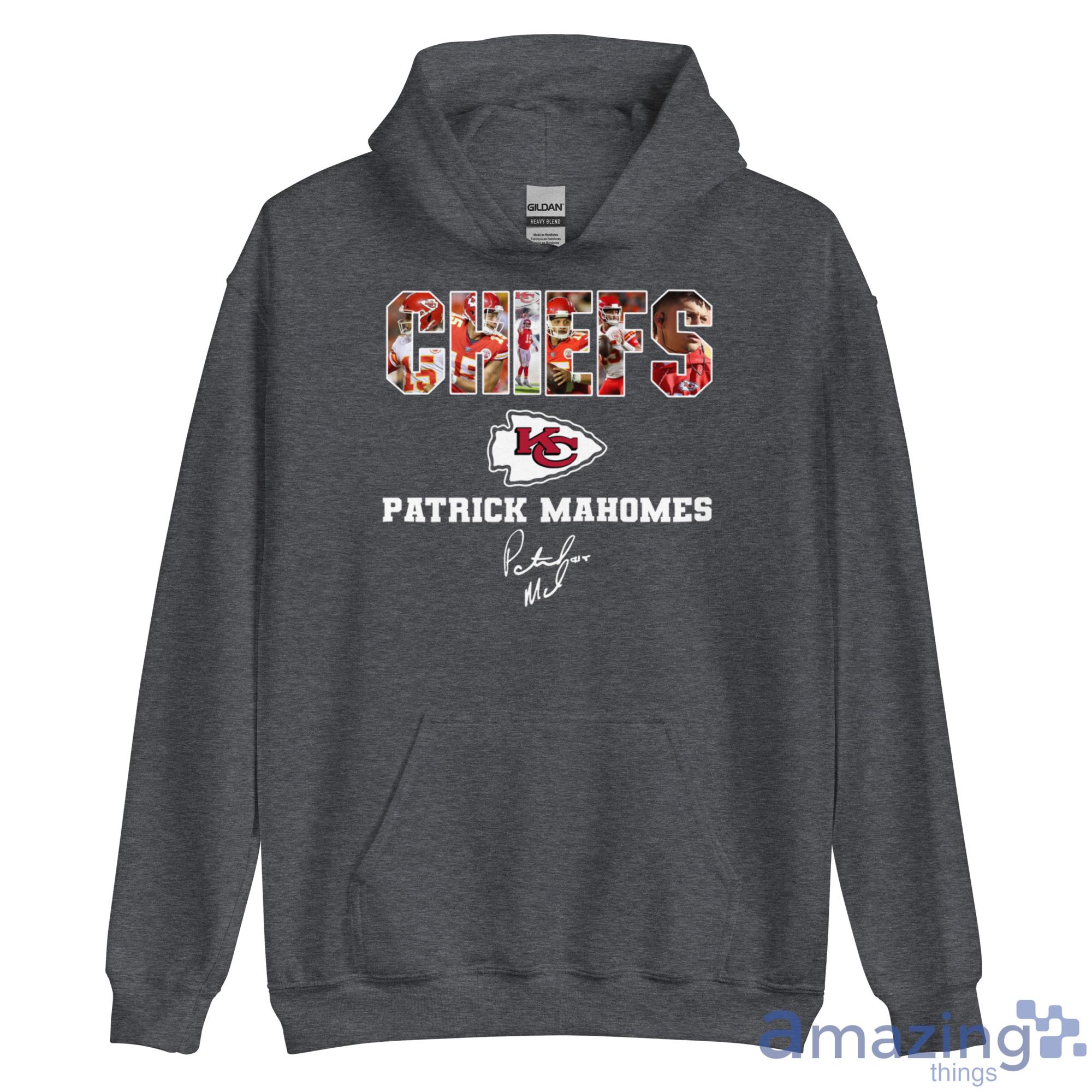 Chiefs KC Patrick Mahomes Shirt image Chiefs KC Patrick Mahomes Shirt - Unisex Heavy Blend Hooded Sweatshirt