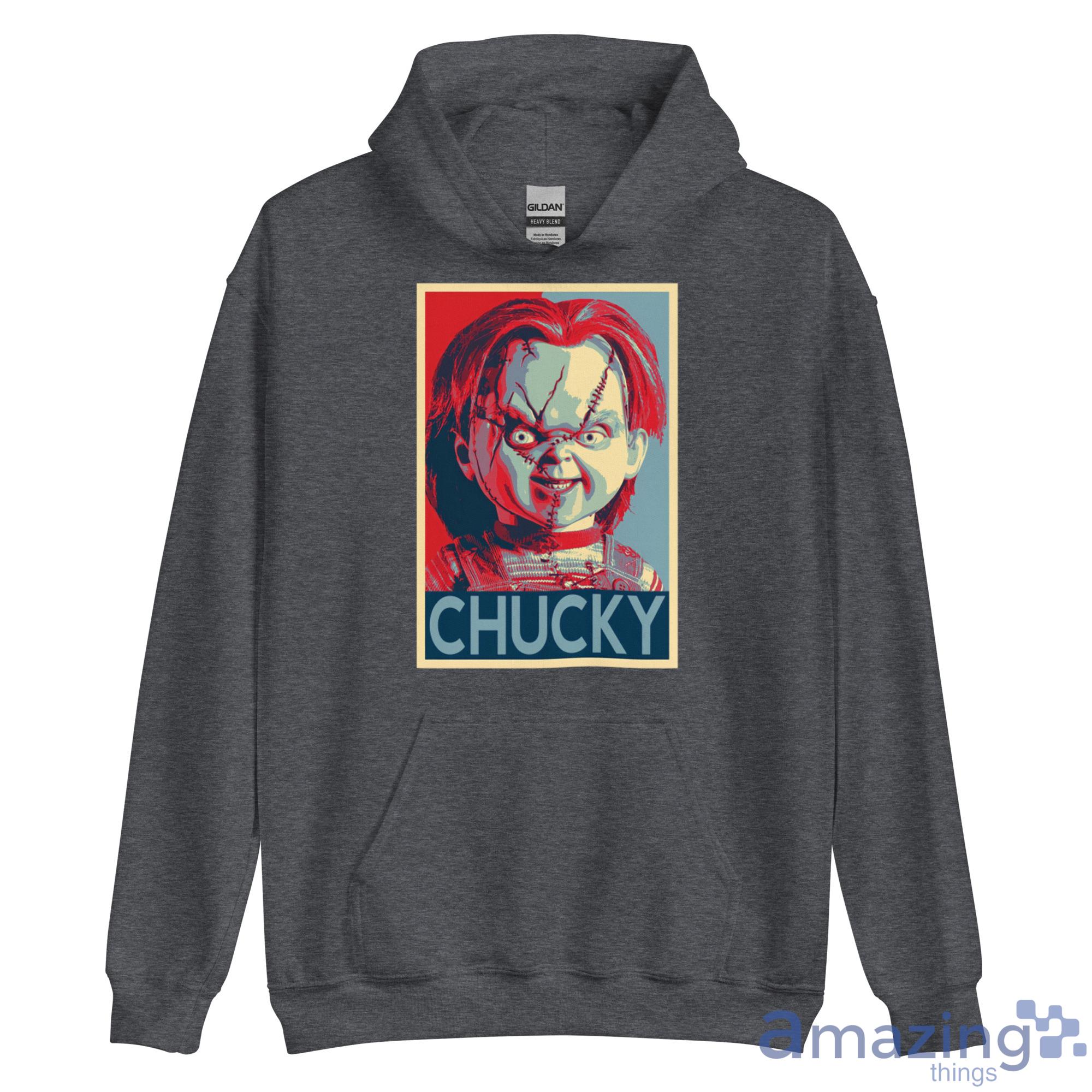 Chucky Horror Character Halloween Shirt image Chucky Horror Character Halloween Shirt - Unisex Heavy Blend Hooded Sweatshirt