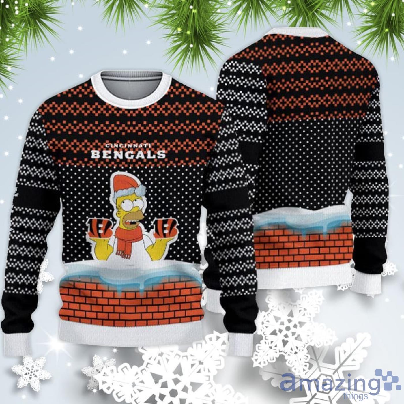 Cincinnati Bengals Christmas Simpson Sweater For Fans