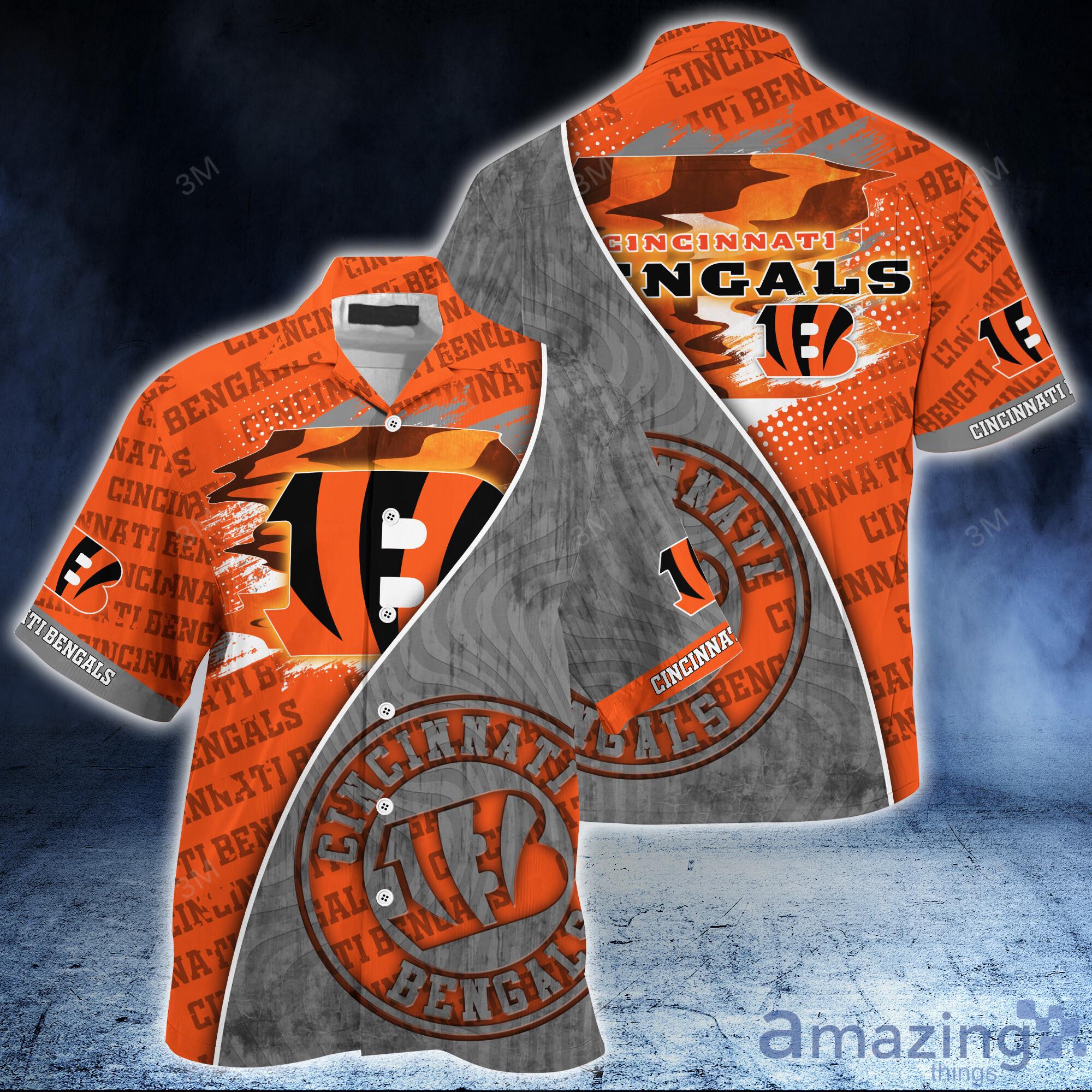 NFL Cincinnati Bengals Hawaiian Shirt Short For Fans 03