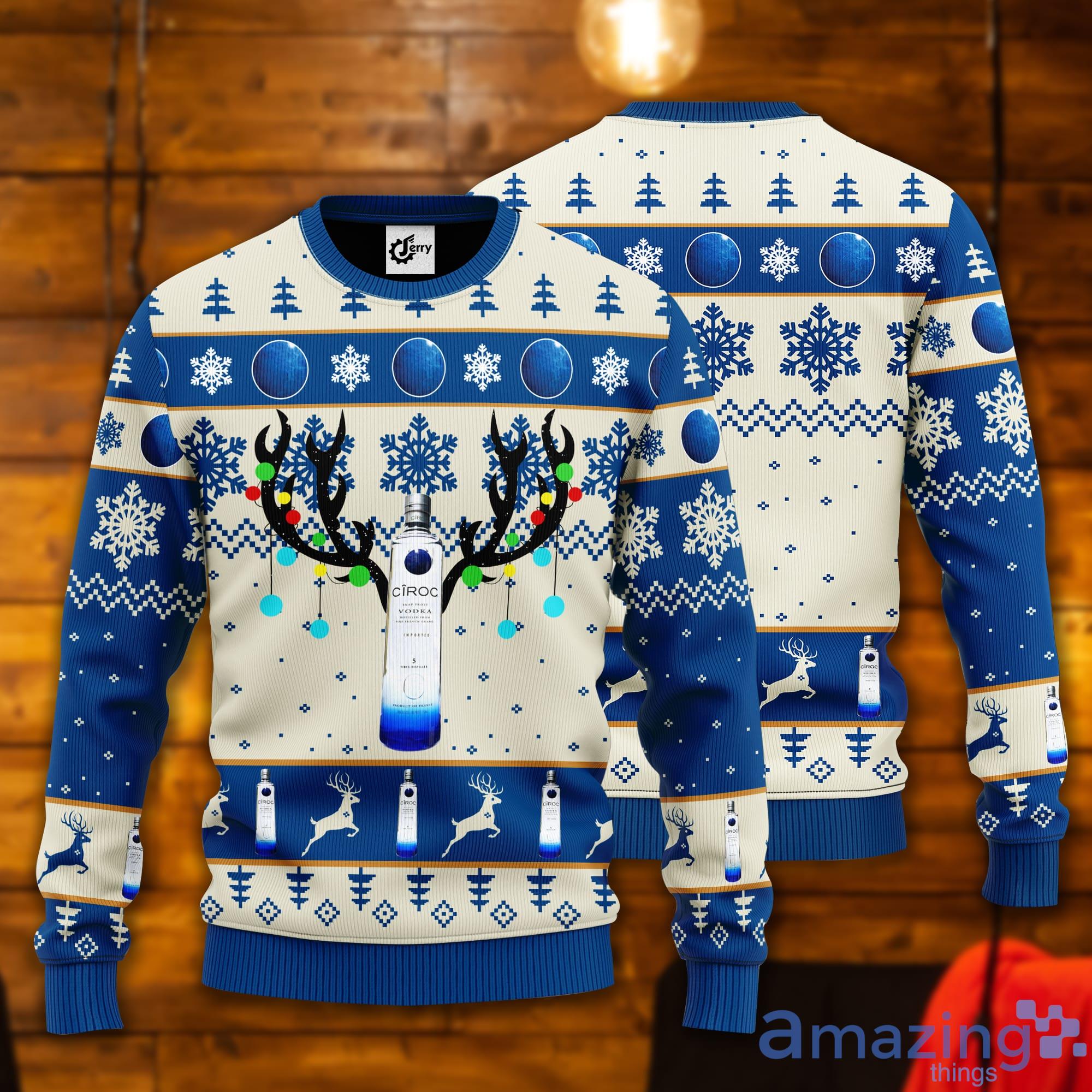 Ciroc Reindeer Ugly Christmas Sweater Product Photo 1